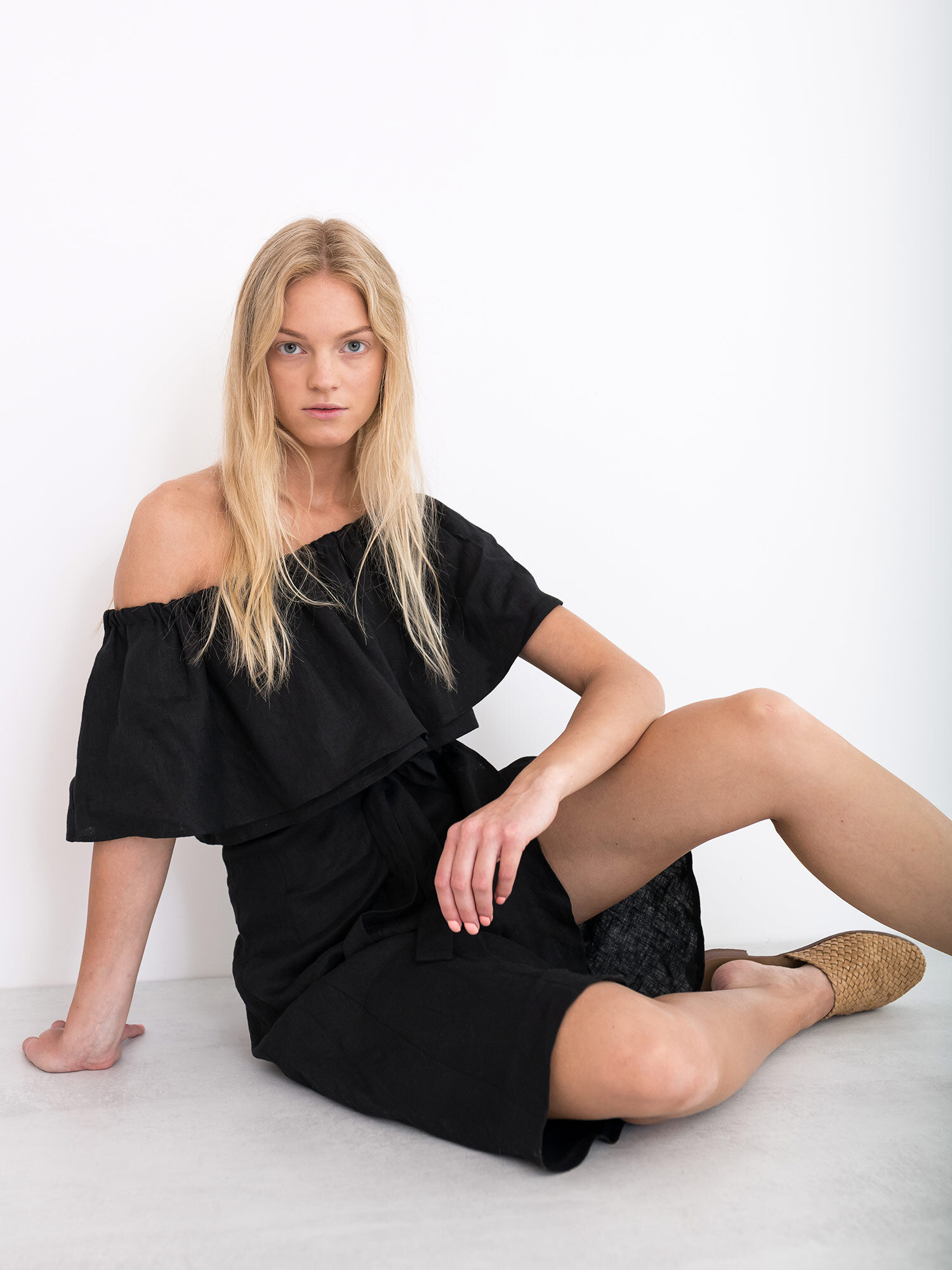 ACACIA Off Shoulder Linen Top - Image 5