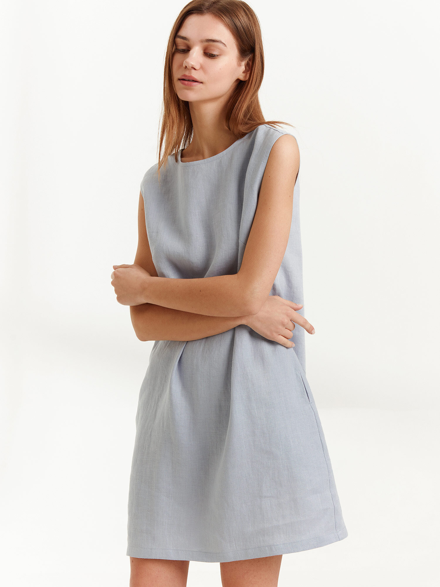 AJA Linen Tank Dress - Image 2