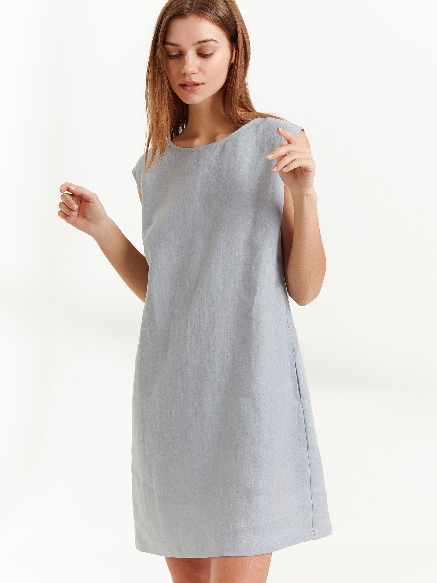 AJA Linen Tank Dress - Image 3