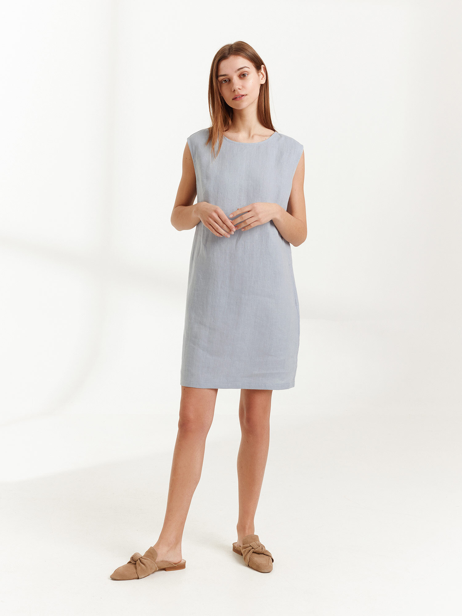 AJA Linen Tank Dress - Image 5