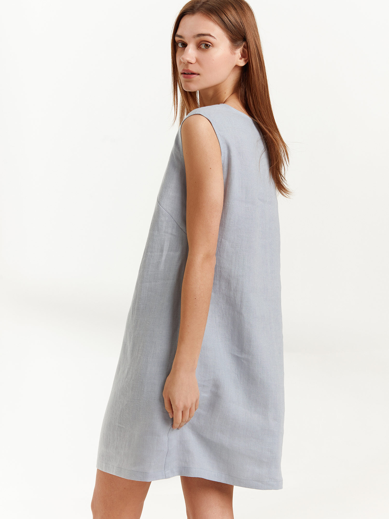 AJA Linen Tank Dress - Image 6