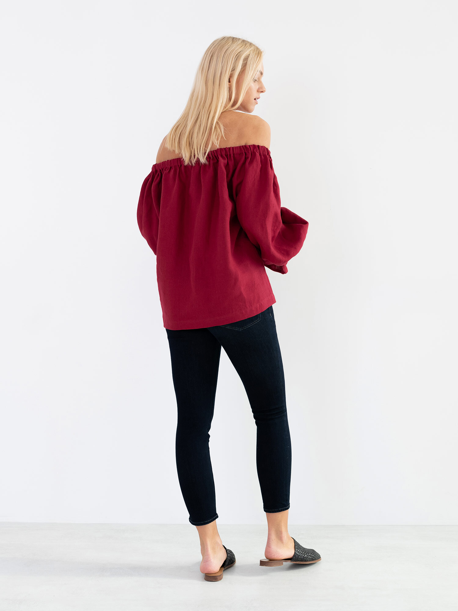 ALICE Off Shoulder Linen Top - Image 5
