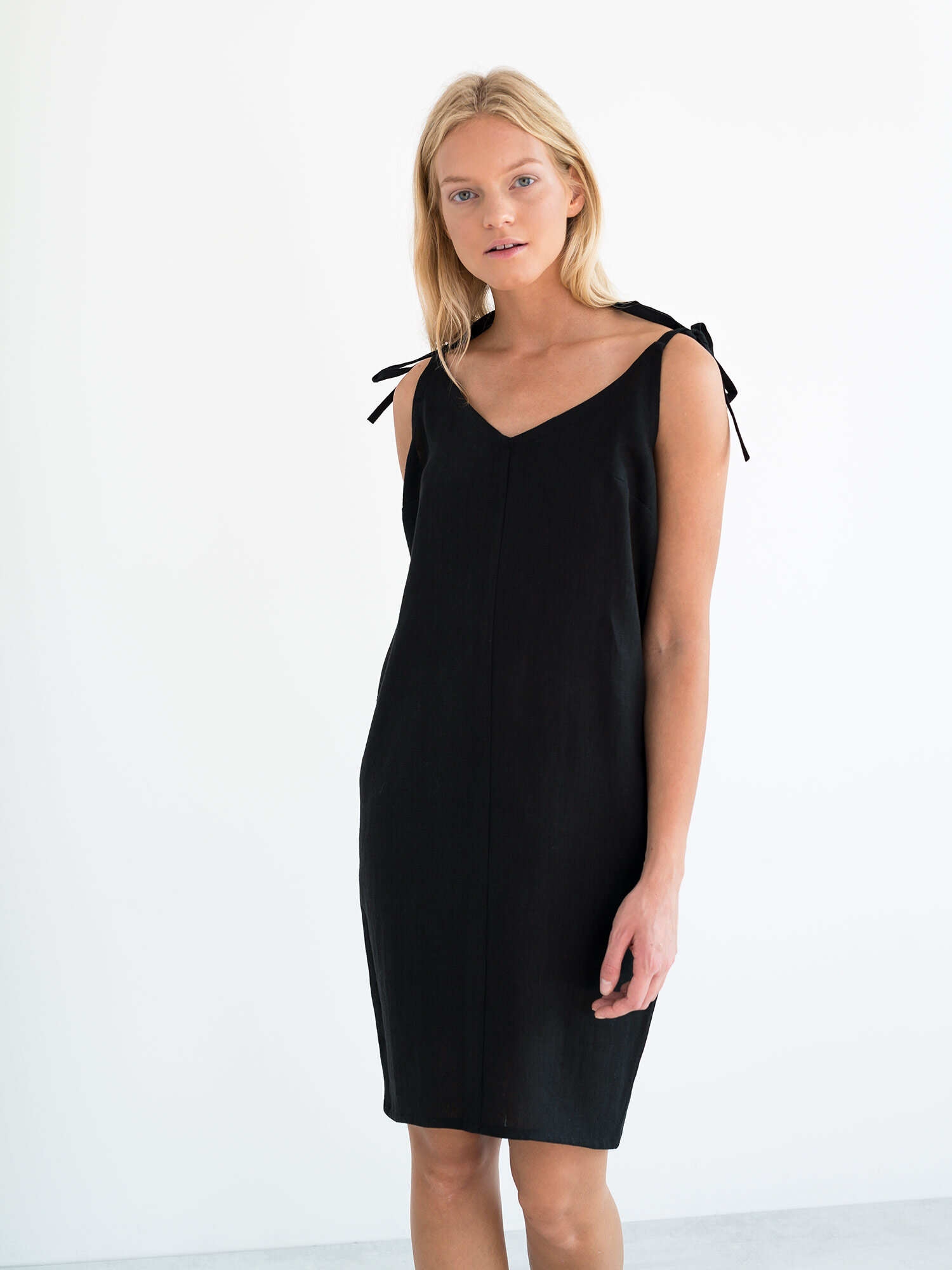ARIA Linen Slip Dress - Image 3