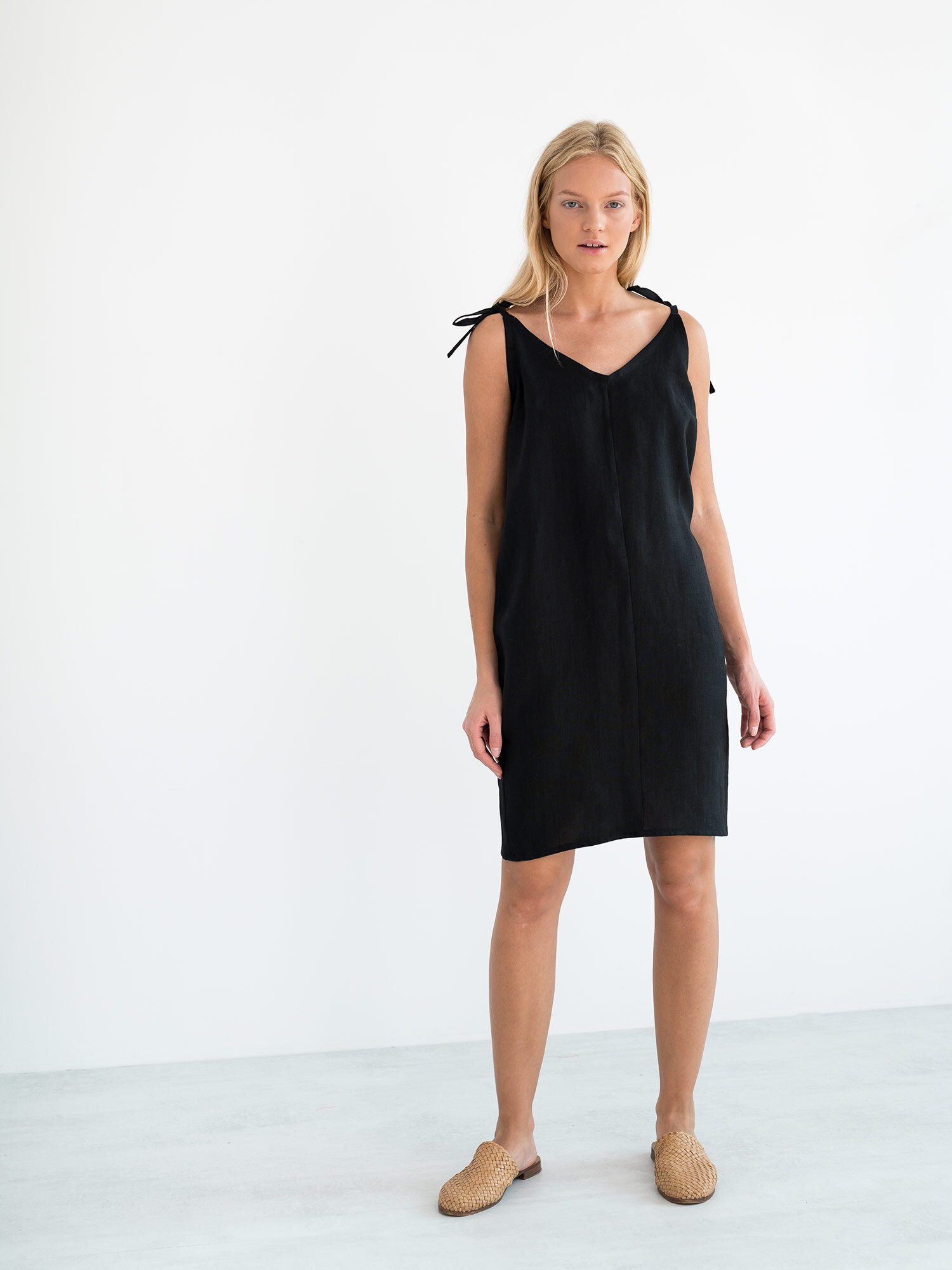 ARIA Linen Slip Dress - Image 4
