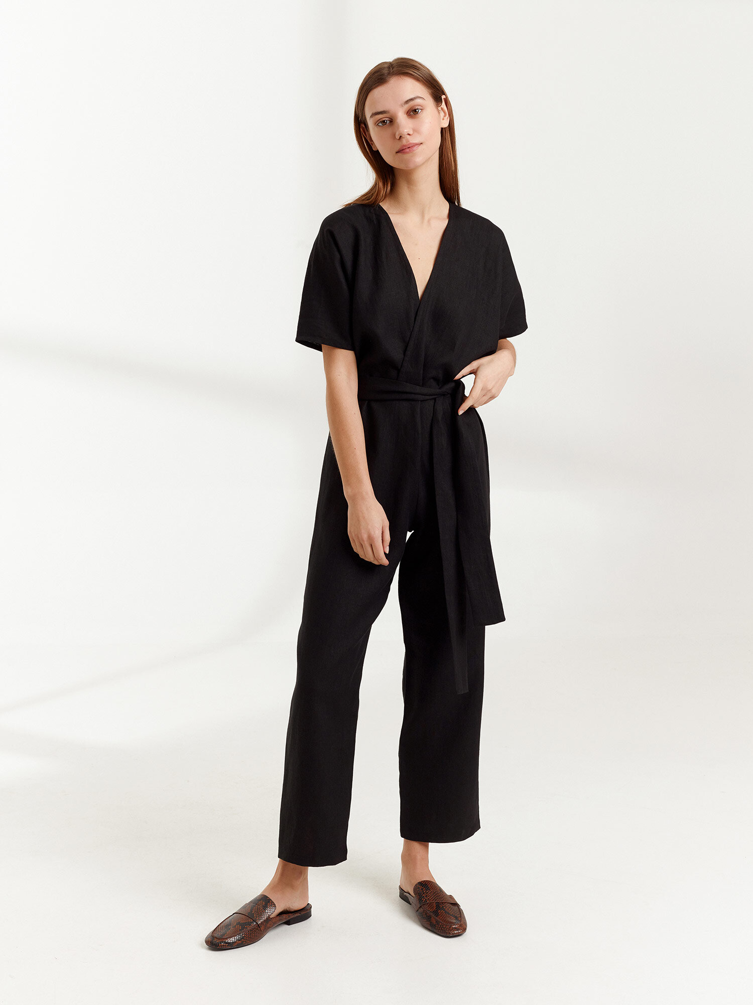 AURORA Leinen Jumpsuit - Image 2