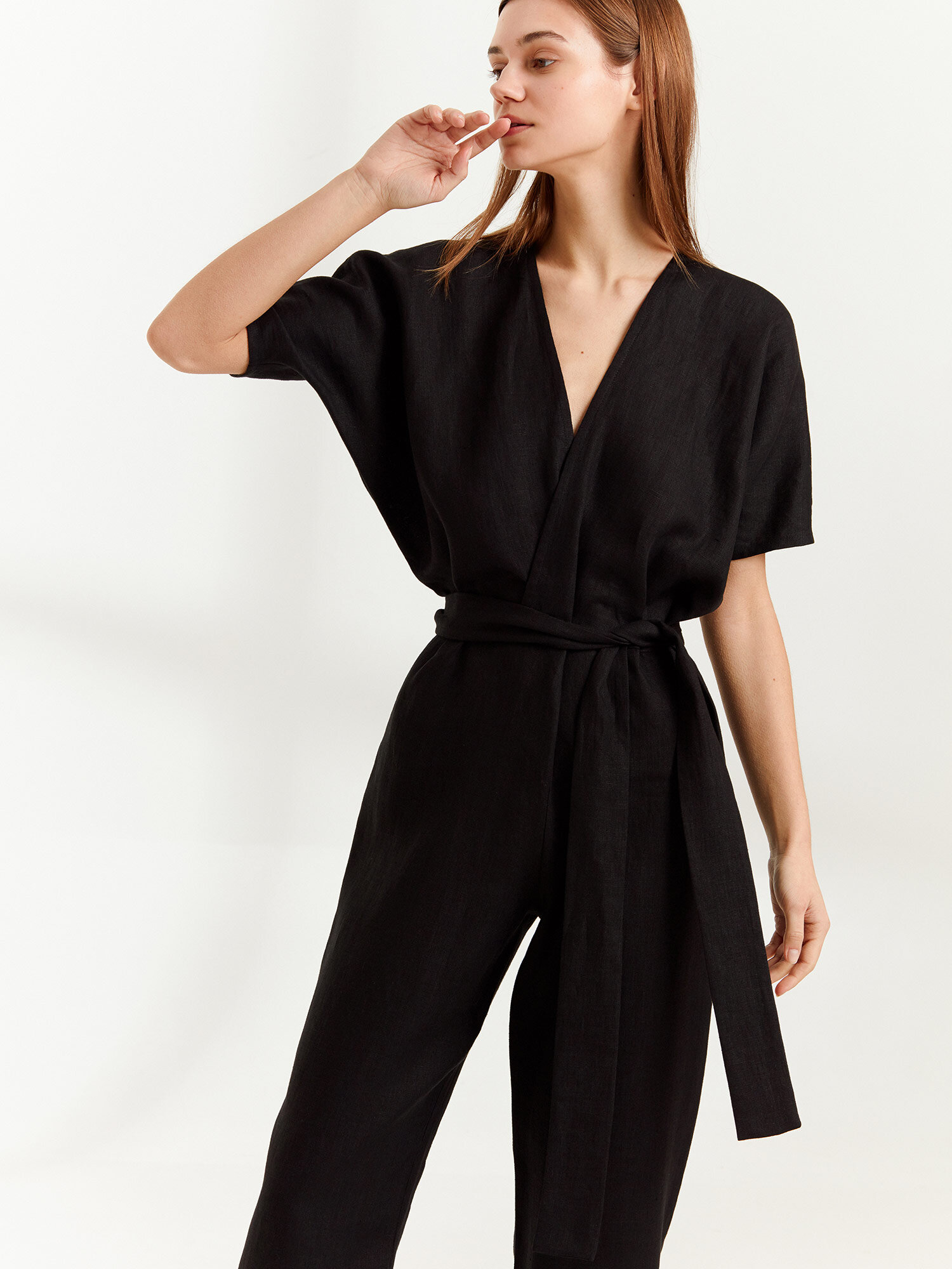 AURORA Leinen Jumpsuit - Image 3
