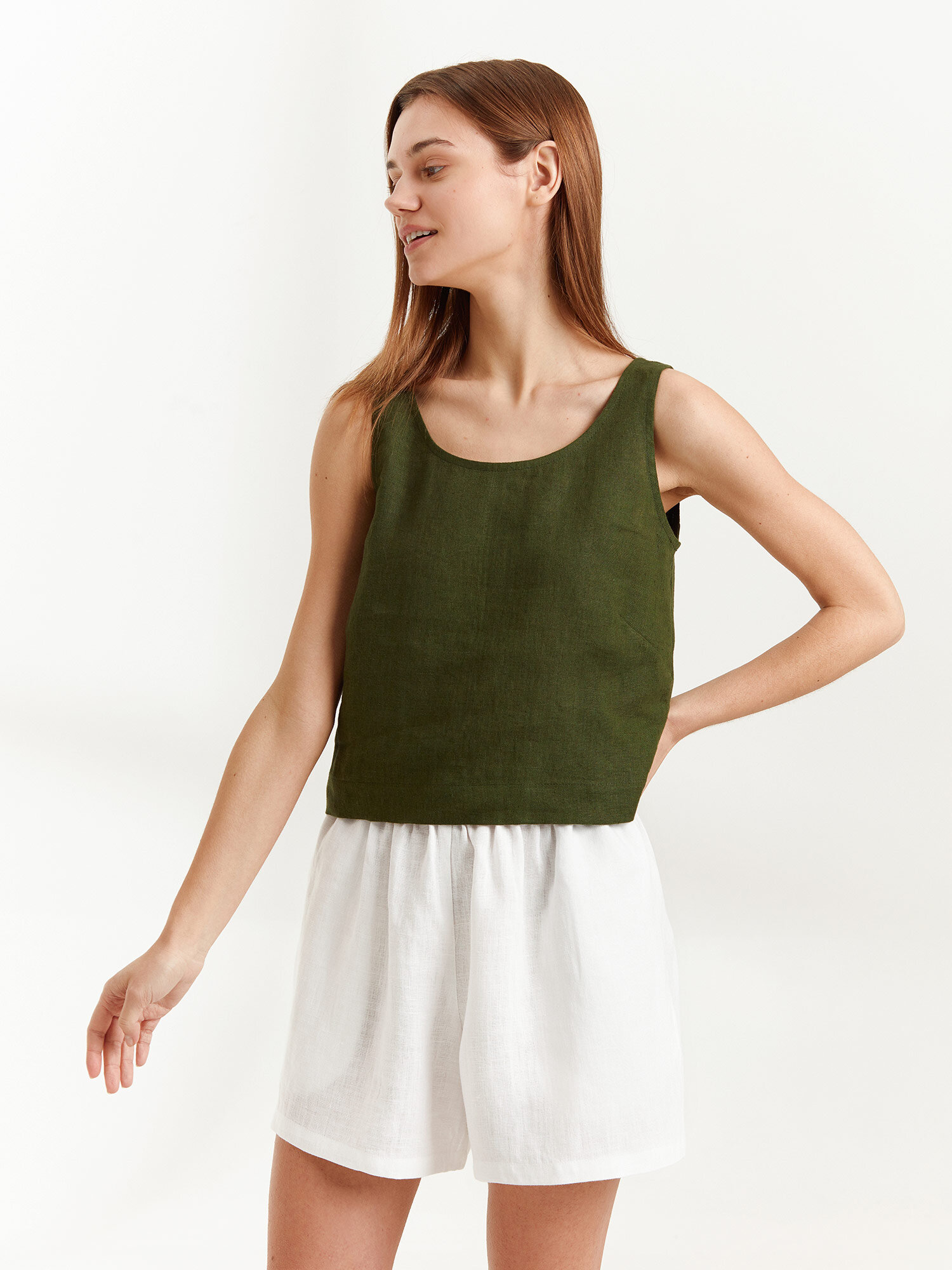 CALI Linen Tank Top - Image 1