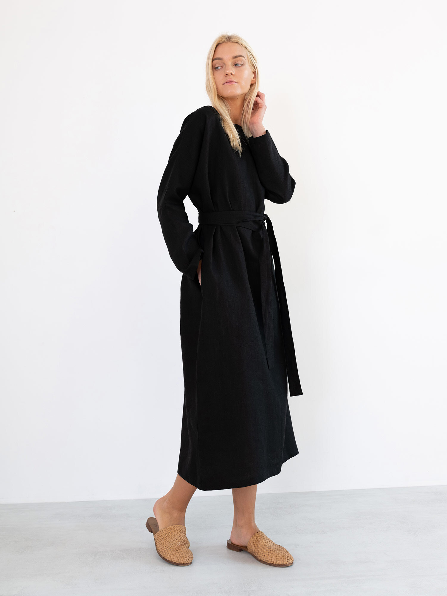 DAWN Linen Maxi Dress - Image 3