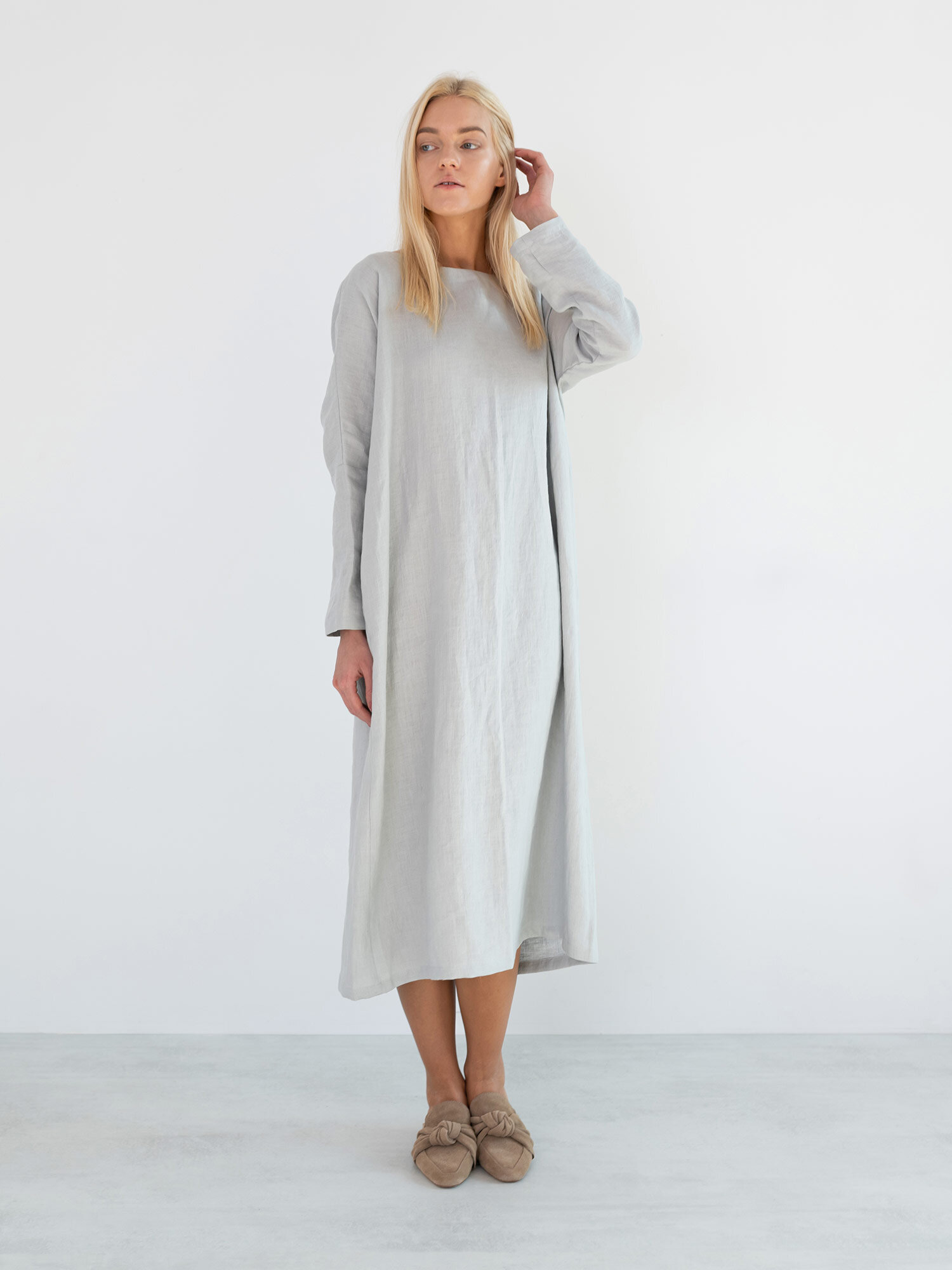 DAWN Linen Maxi Dress - Image 2