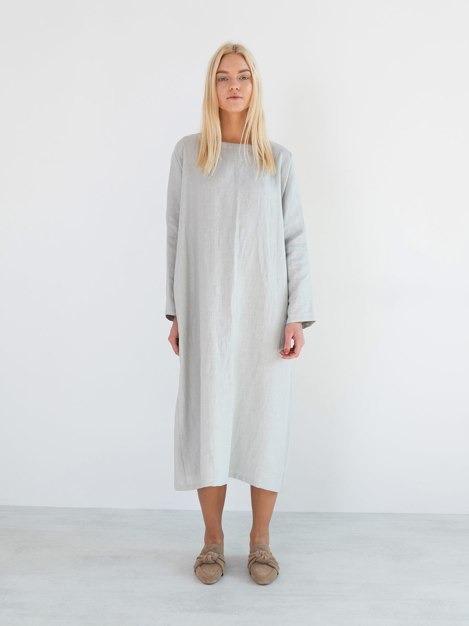 DAWN Linen Maxi Dress - Image 3
