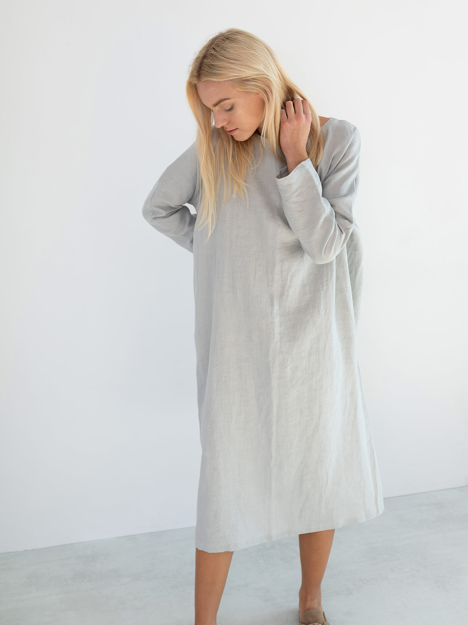 DAWN Linen Maxi Dress - Image 4
