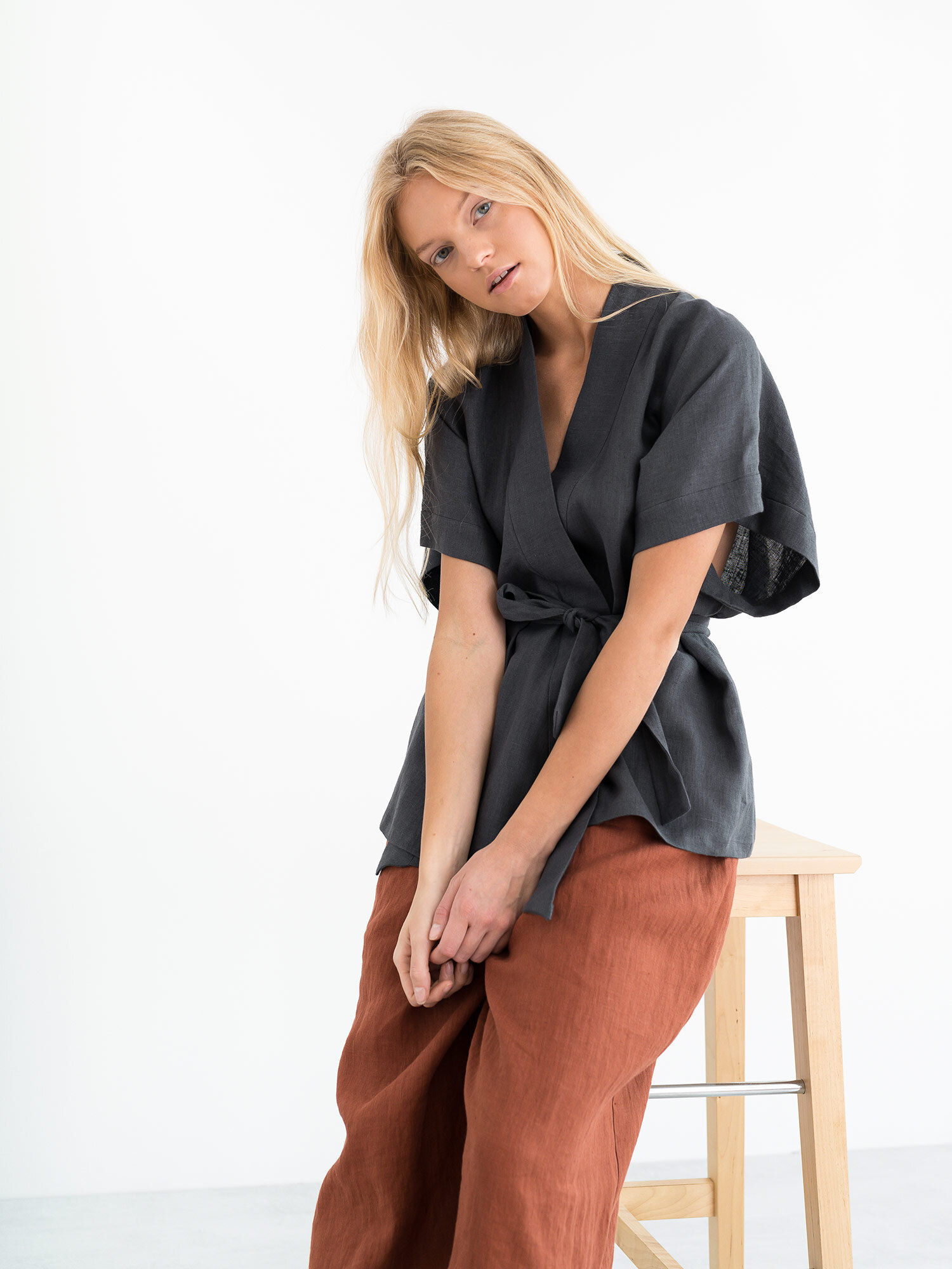 ELI Linen Kimono Top - Image 5