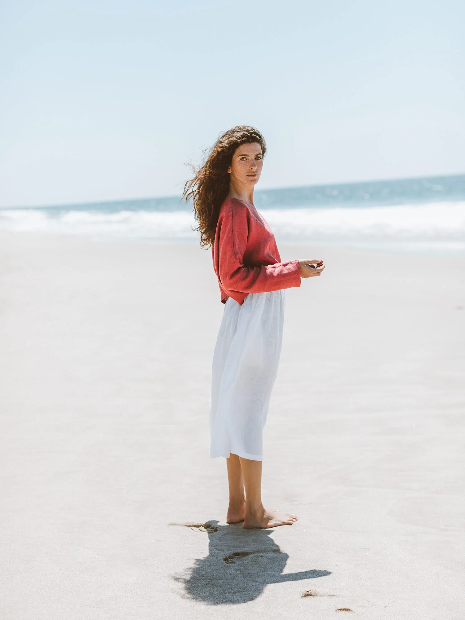 Bild 4 von ELLE Leinenrock mit Raffung in von Love and Confuse