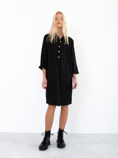 GIANNA Linen Shirt Dress