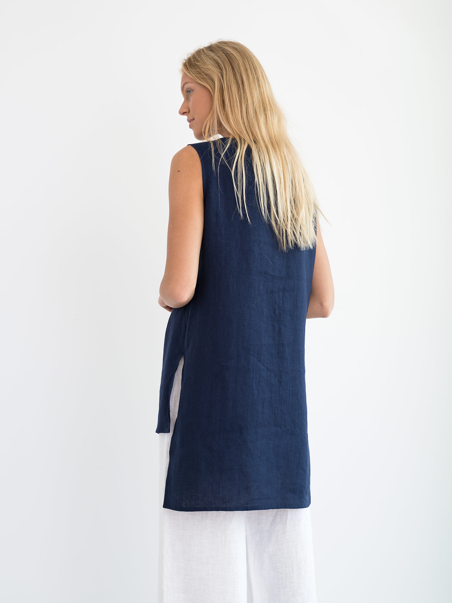 HEATHER Linen Tunic Top - Image 5