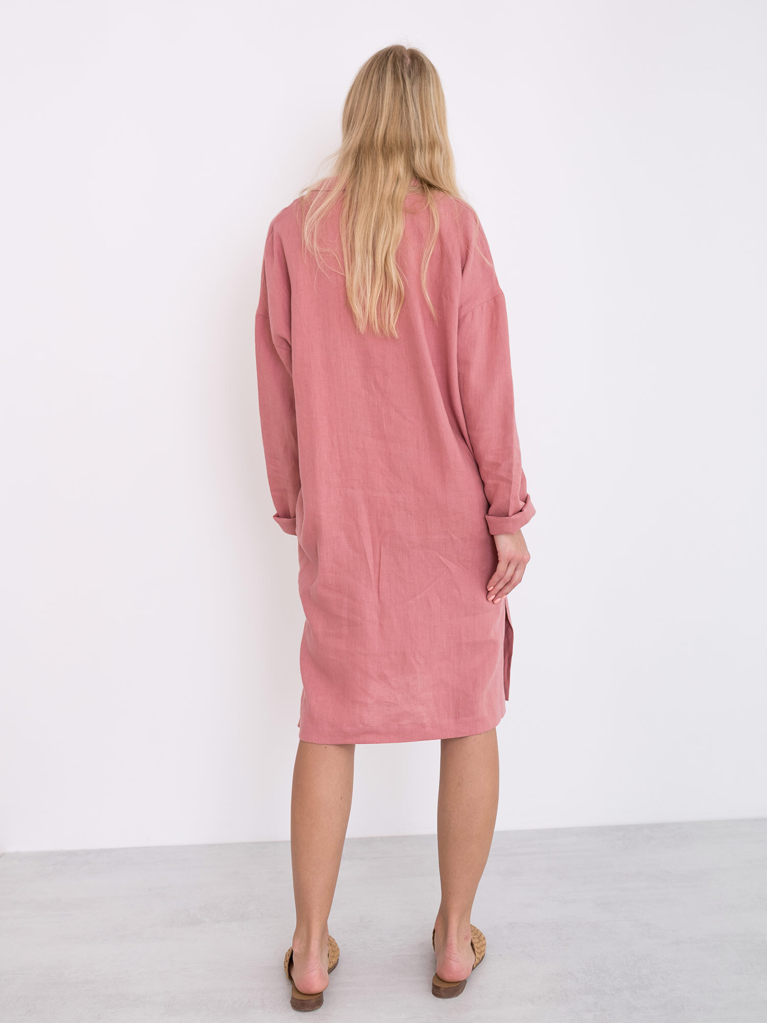 IRIS Linen Shirt Dress - Image 6