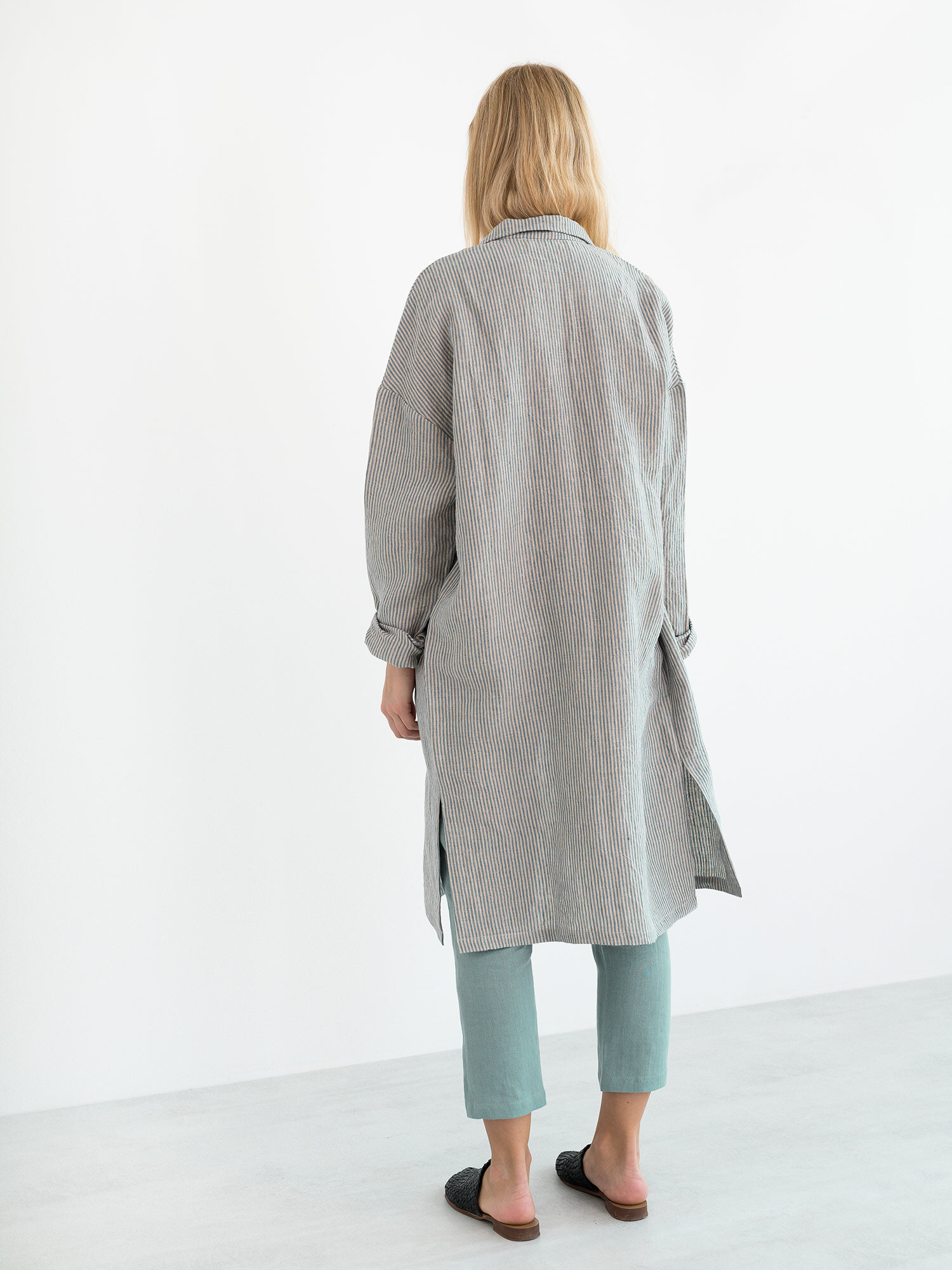 IRIS Linen Shirt Dress - Image 5