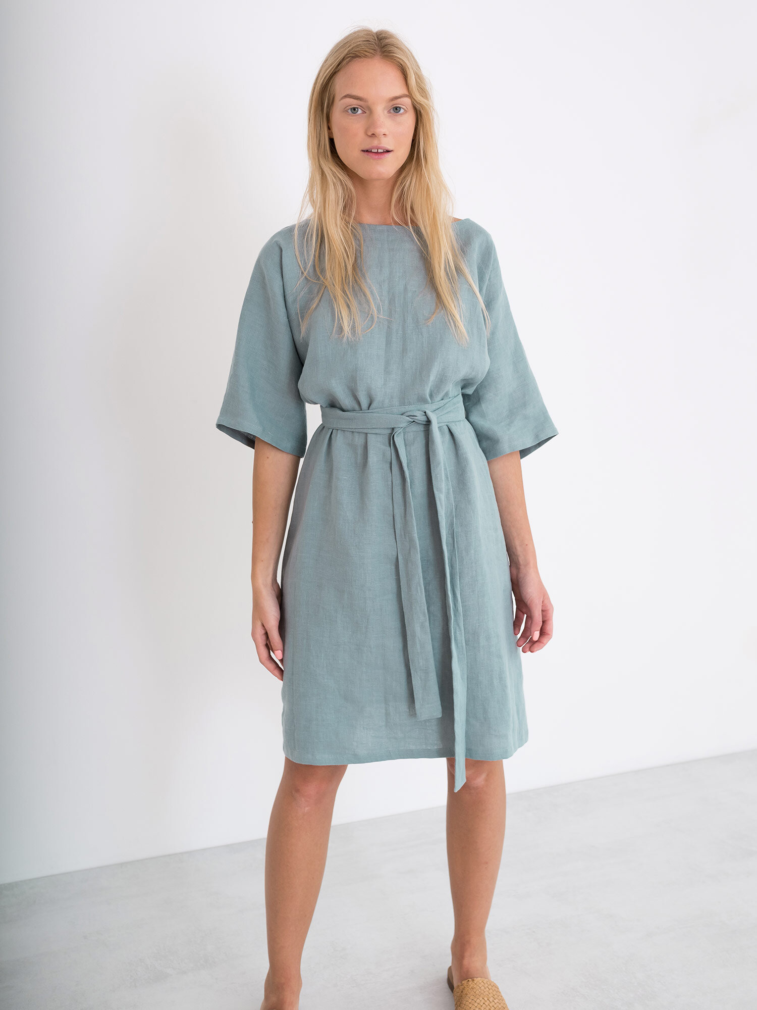 ISABEL Linen Dress - Image 3
