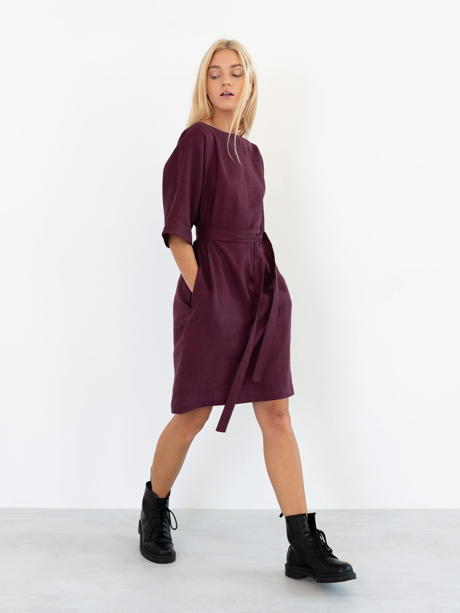 ISABEL Linen Dress - Image 1