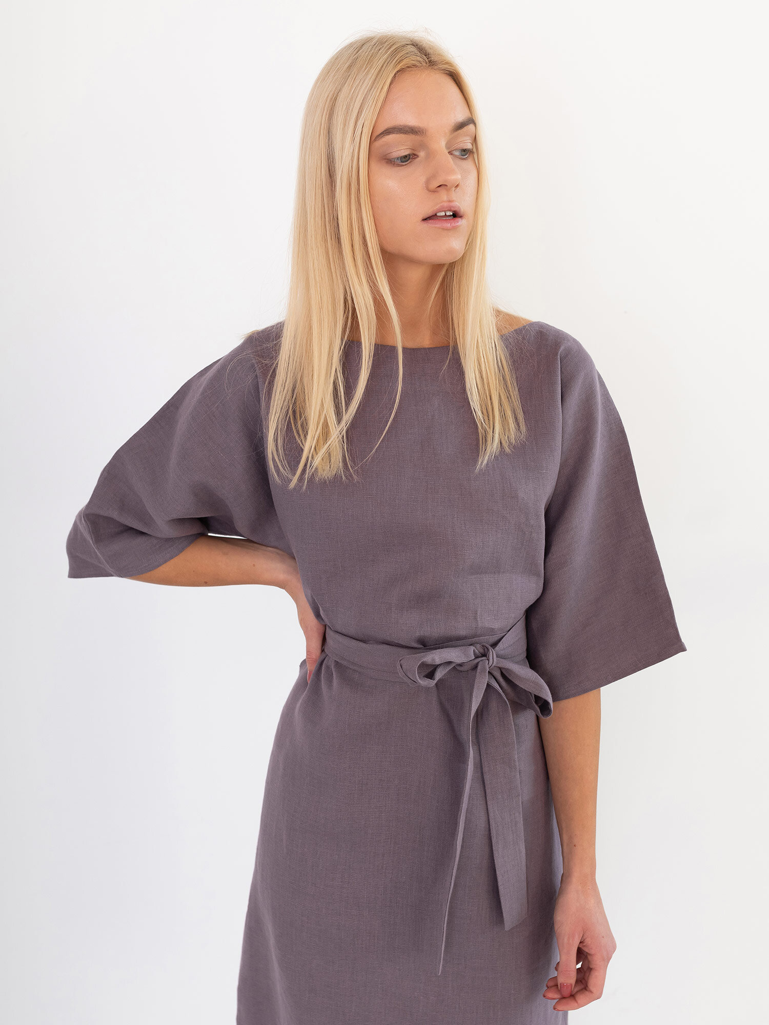 ISABEL Linen Dress - Image 3
