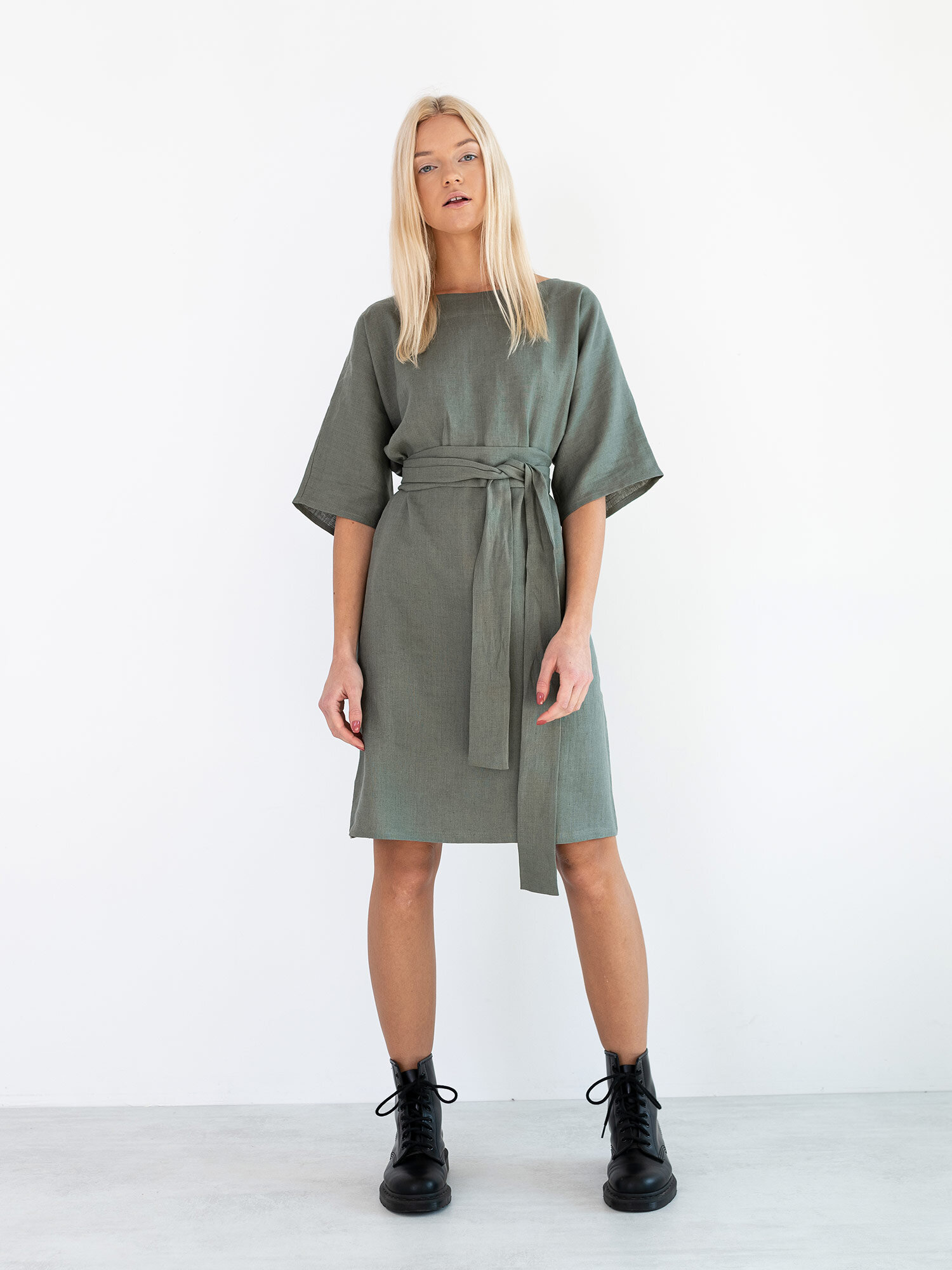 ISABEL Linen Dress - Image 3