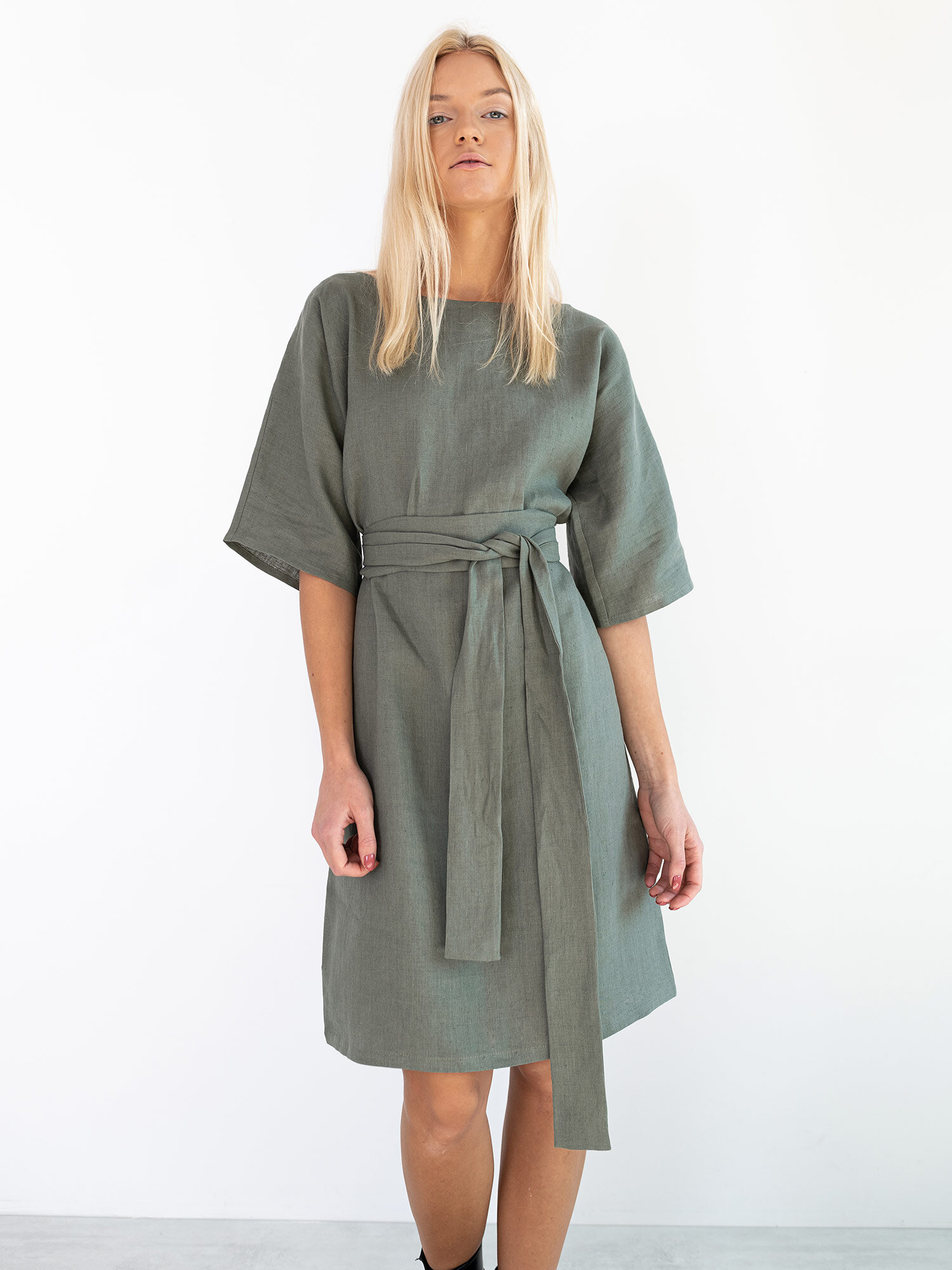 ISABEL Linen Dress - Image 4