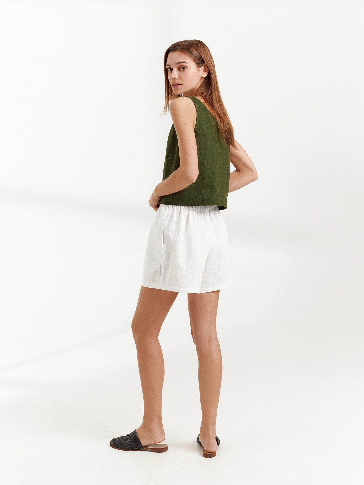 ISLA Linen Shorts - Image 1