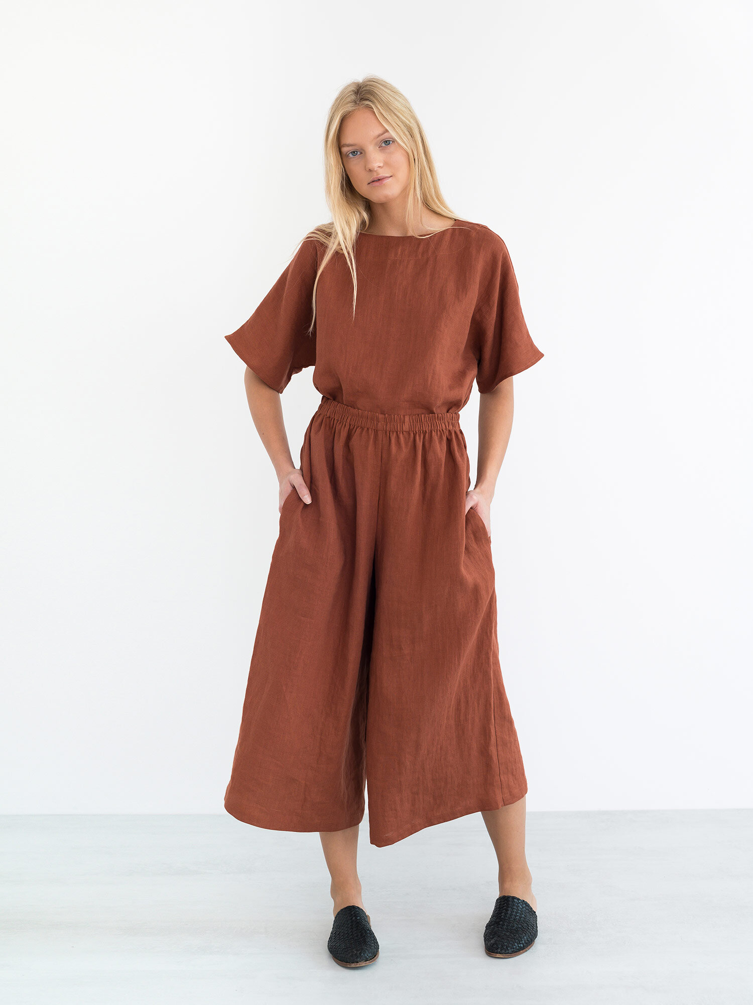 JAYDEN Linen Culottes - Image 4