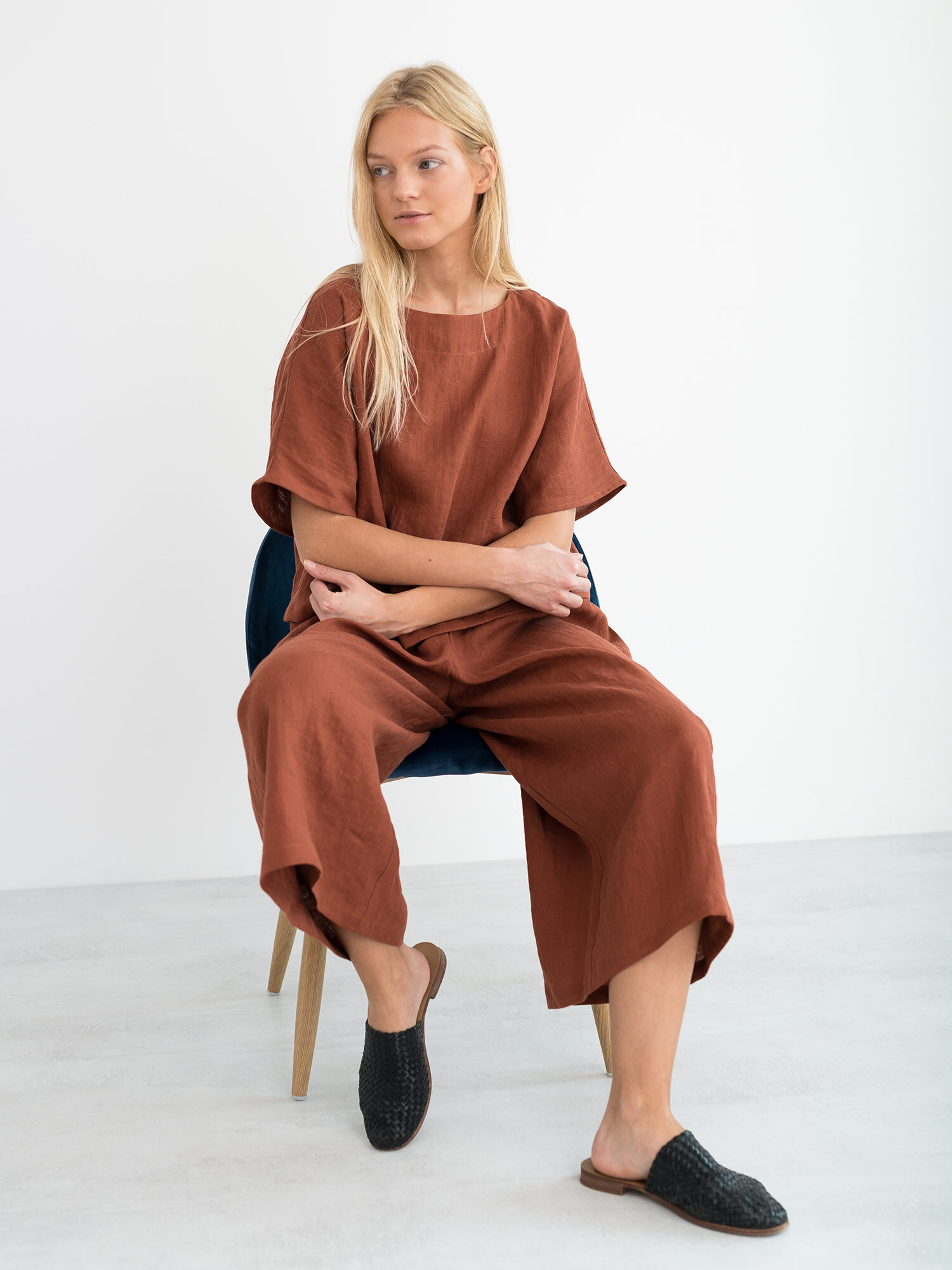 JAYDEN Linen Culottes - Image 5