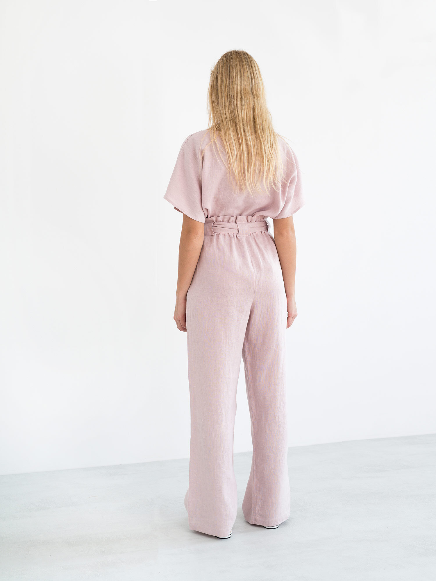 JULIET Wide Leg Linen Pants - Image 6
