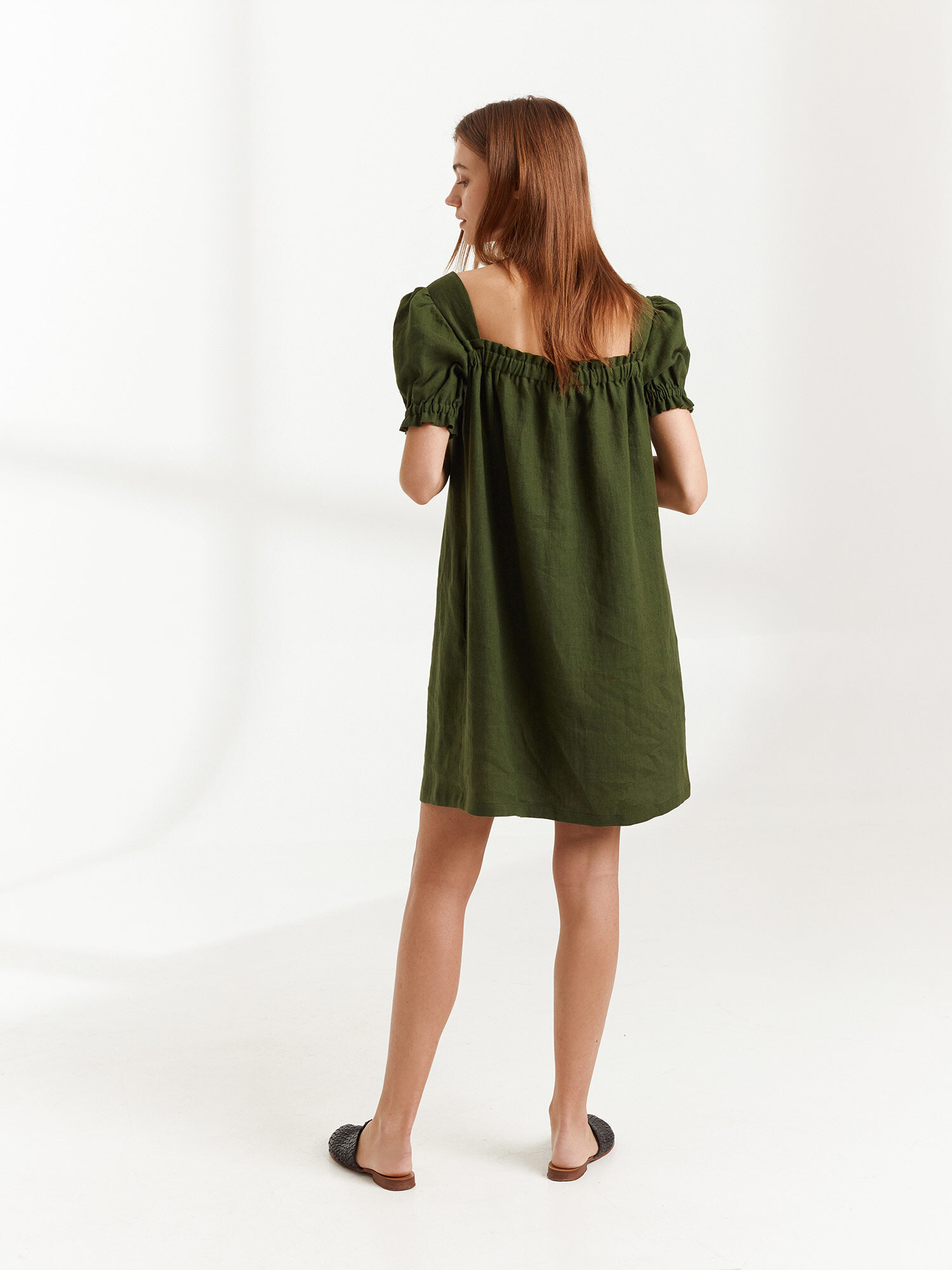 JULY Linen Button Down Dress - Image 5
