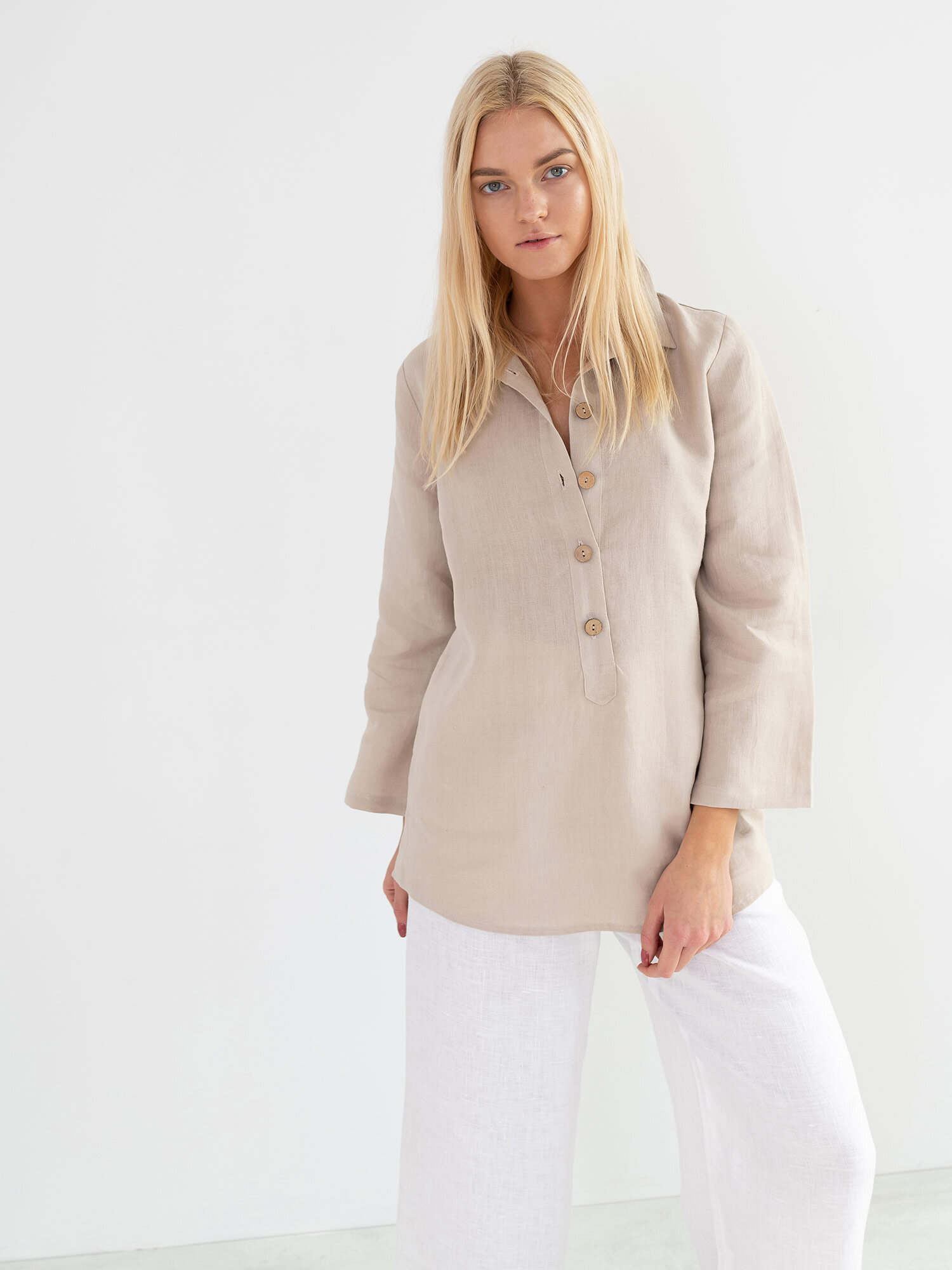 LARA Linen Tunic Shirt - Image 4