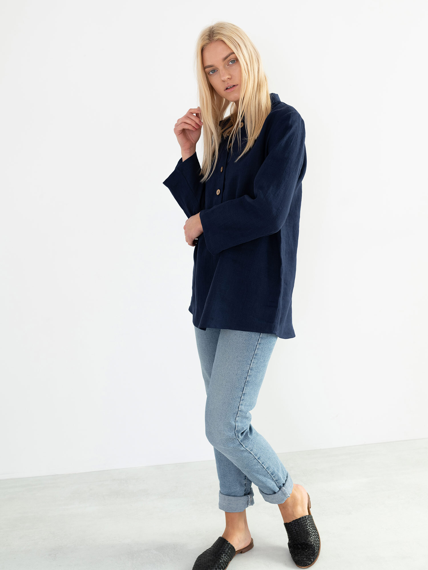 LARA Linen Tunic Shirt - Image 2