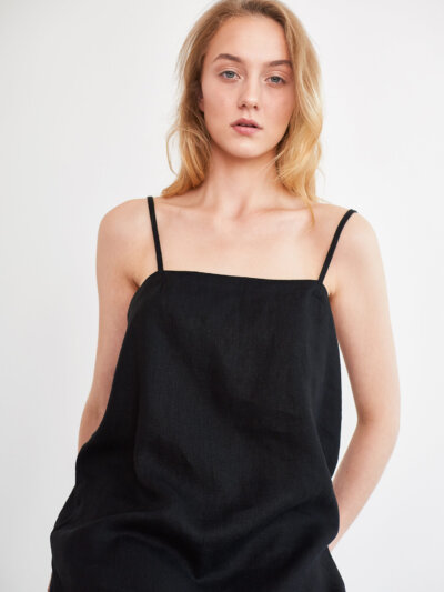 LAVENDER Linen Slip Dress