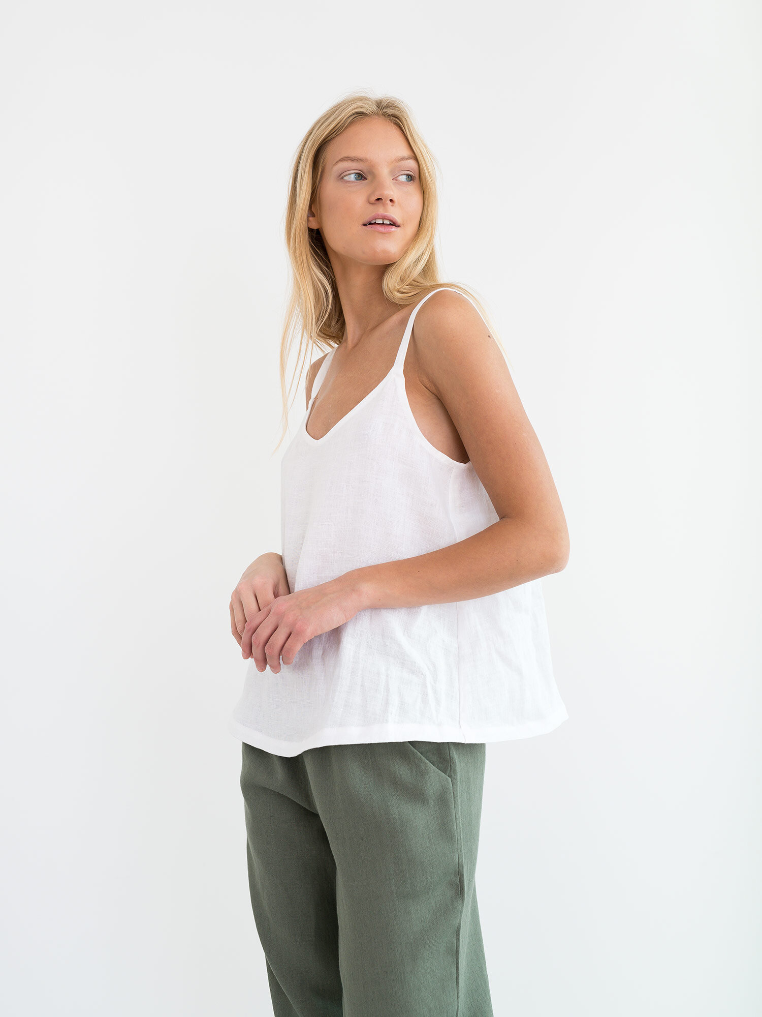 MILLIE Linen Cami Top - Image 3