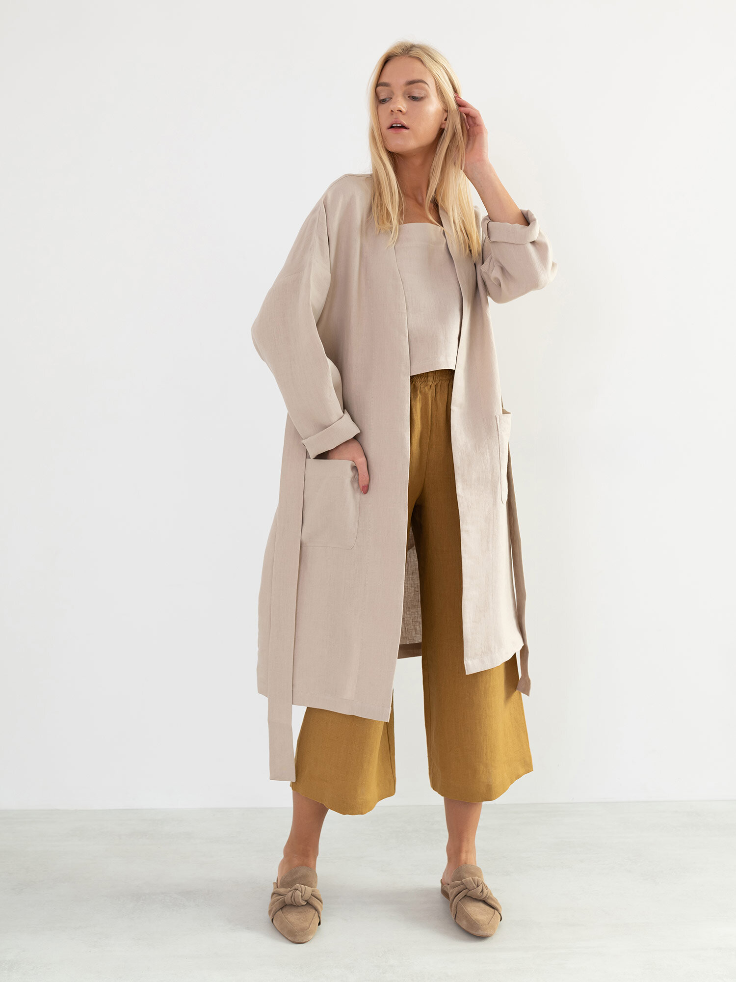 NORA Linen Coat - Image 4