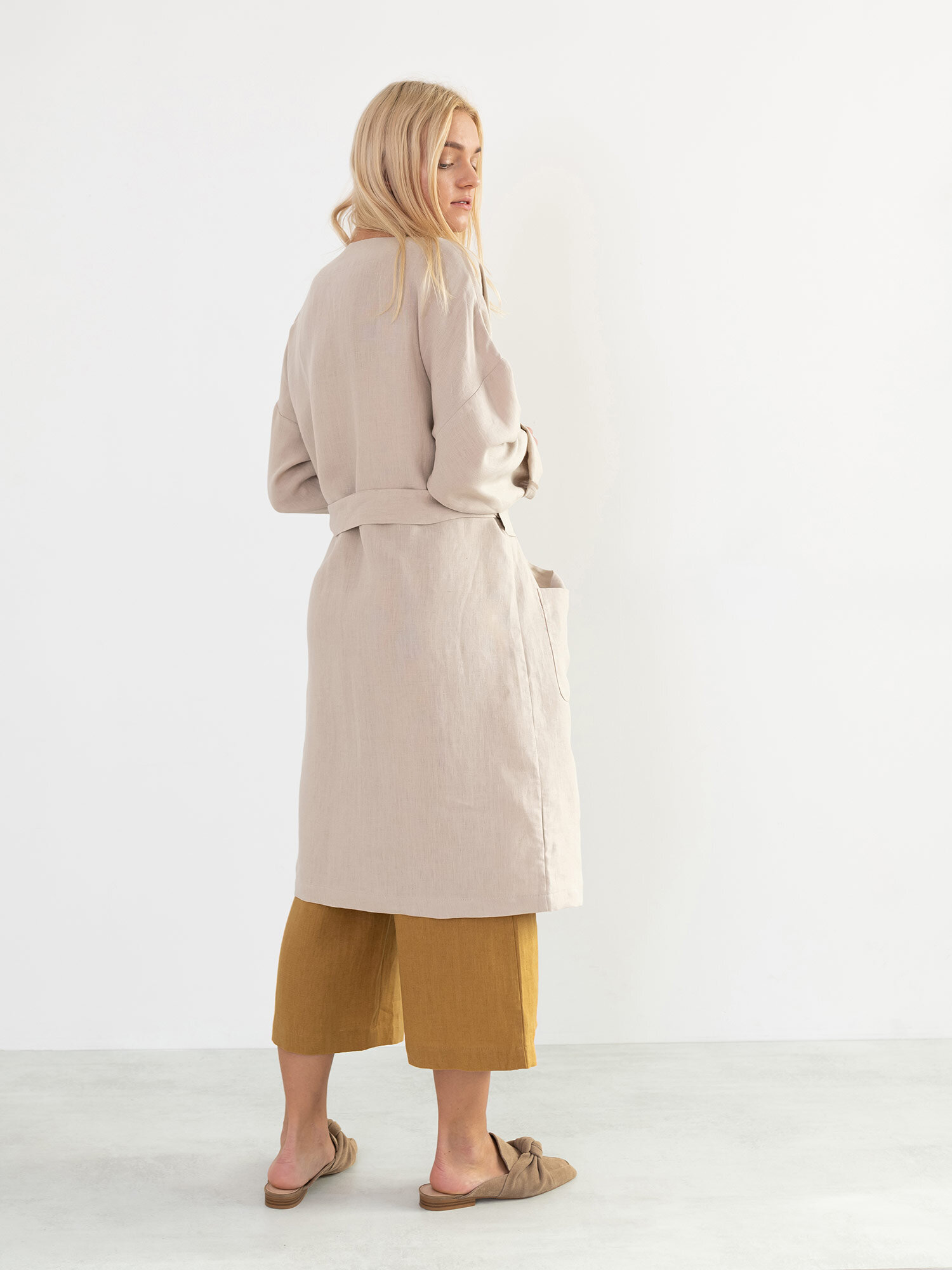 NORA Linen Coat - Image 5