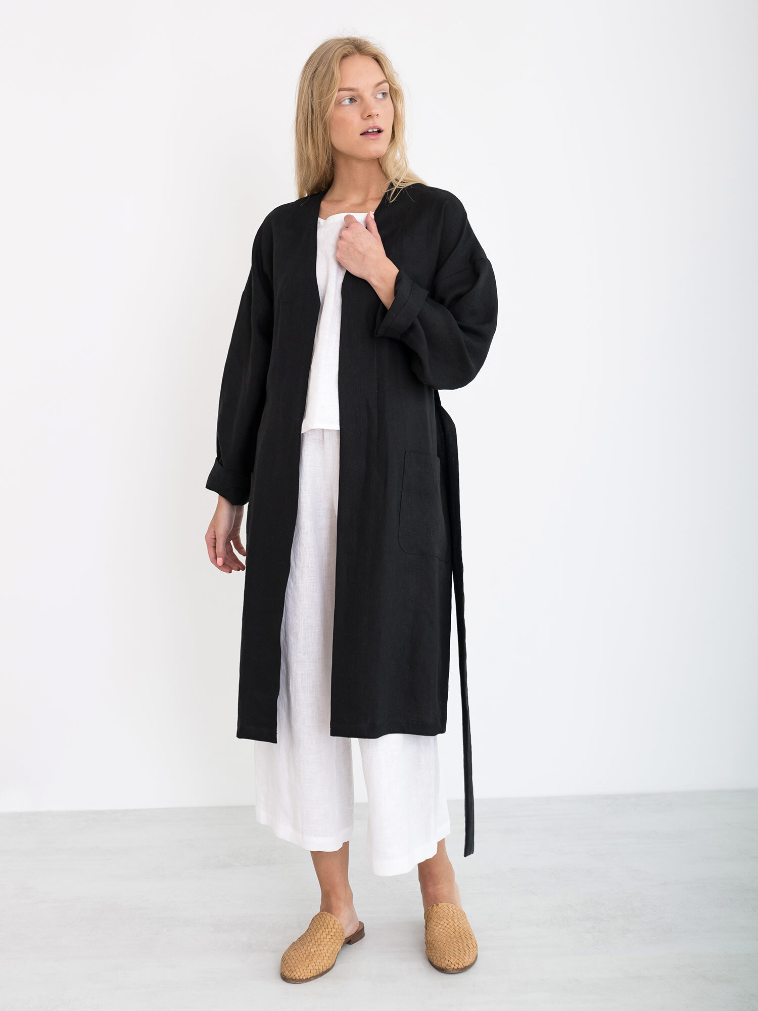 NORA Linen Coat - Image 3