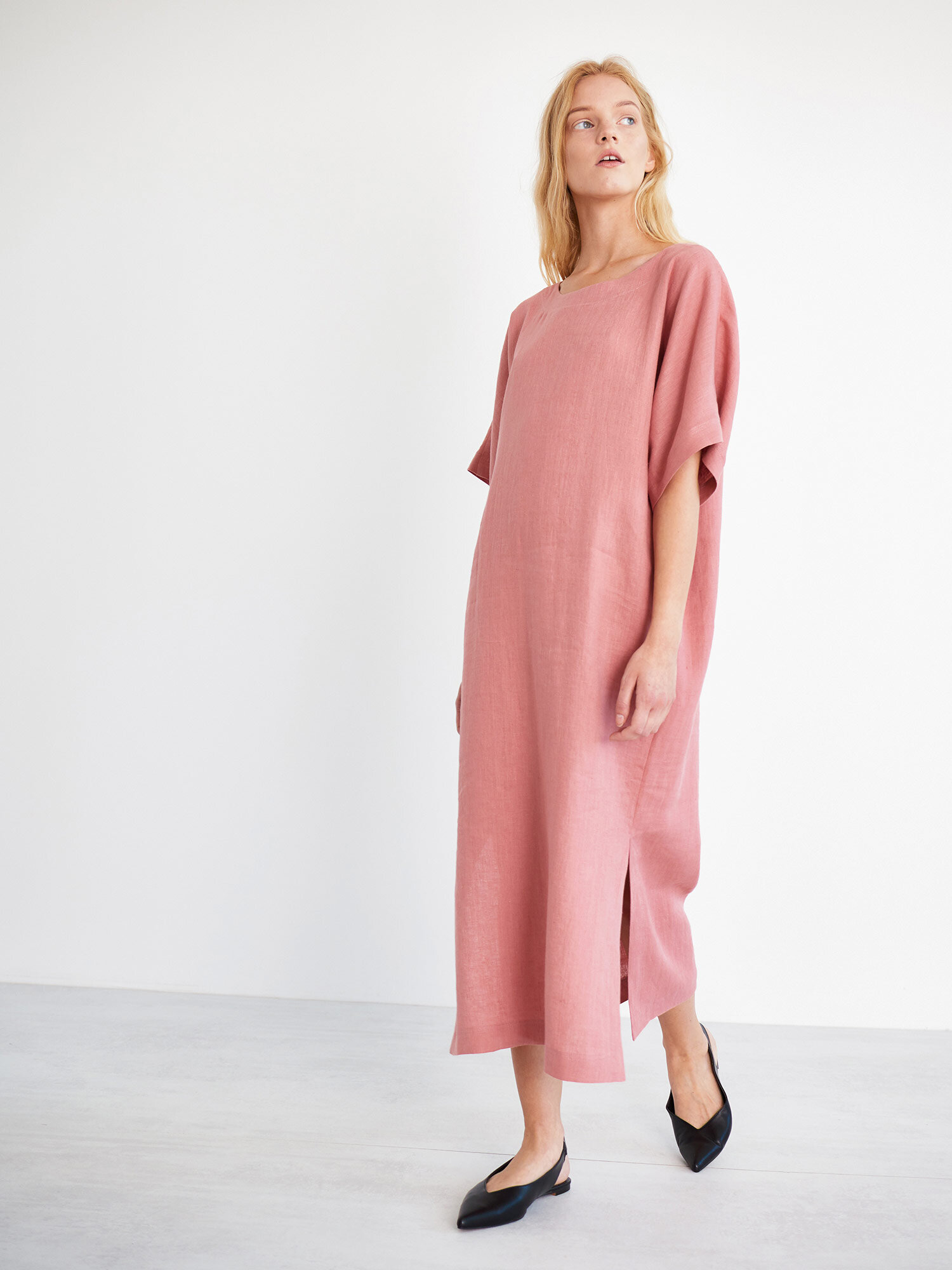 OLIVIA Linen Maxi Dress - Image 2