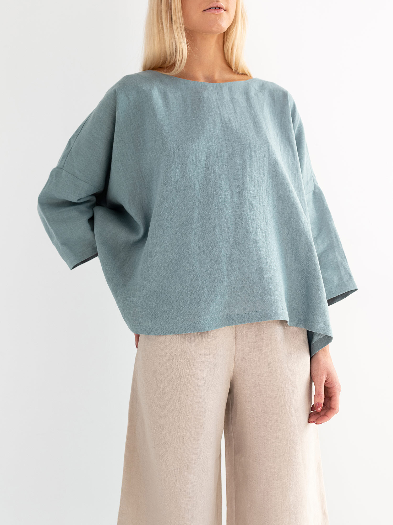 RILEY Wide Leg Linen Pants - Image 4