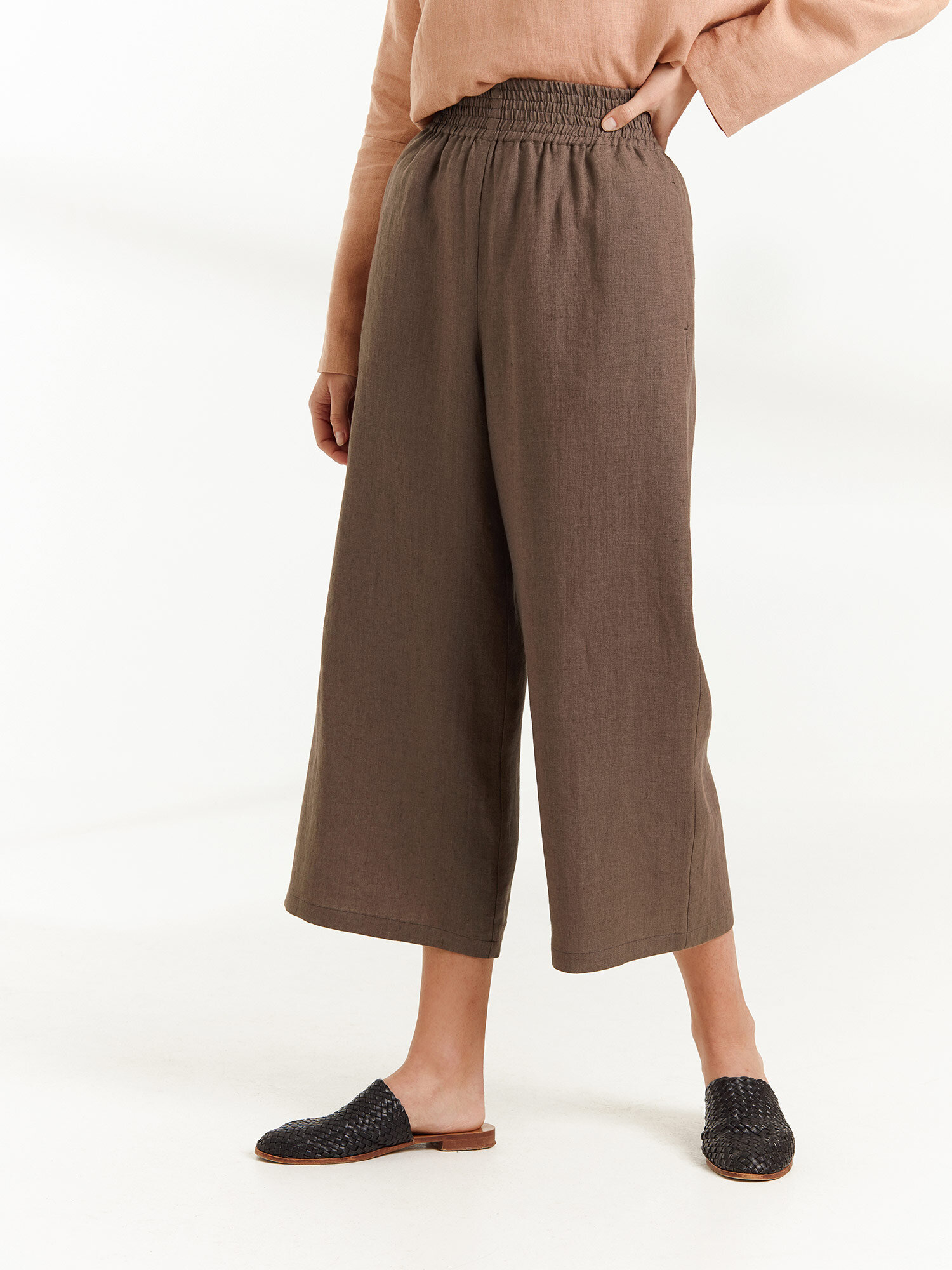 RILEY Wide Leg Linen Pants - Image 3