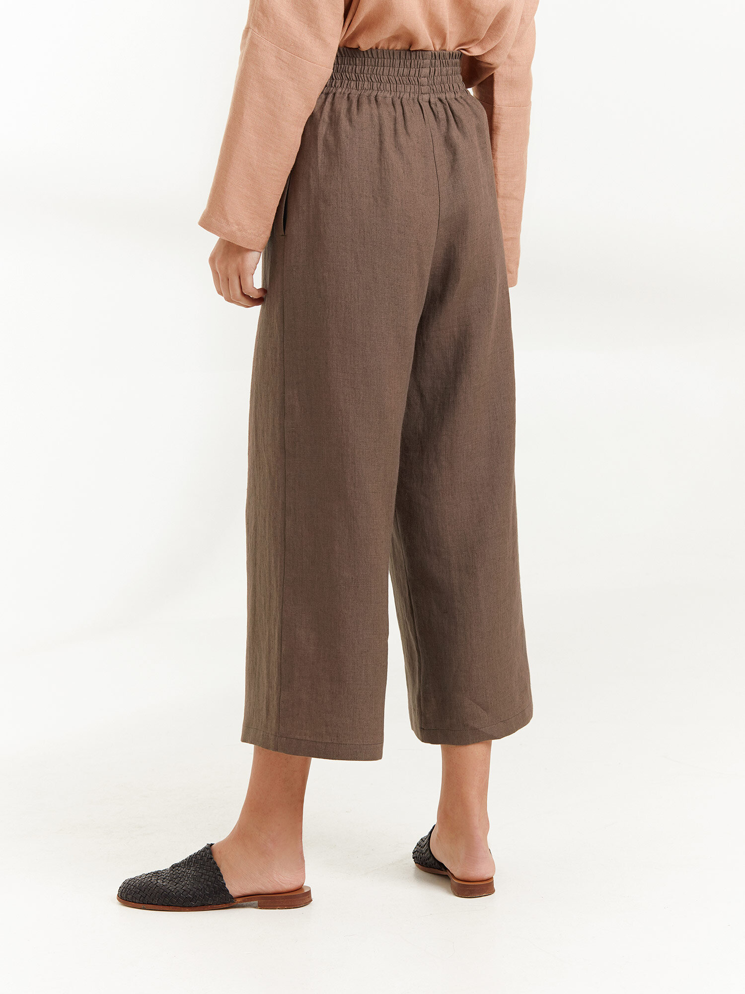 RILEY Wide Leg Linen Pants - Image 5