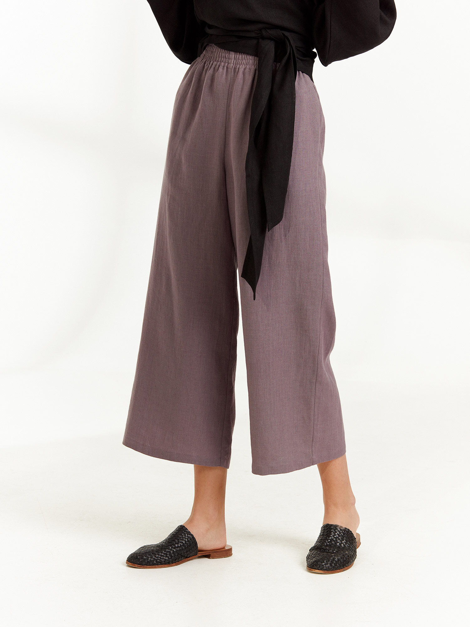 RILEY Wide Leg Linen Pants - Image 4