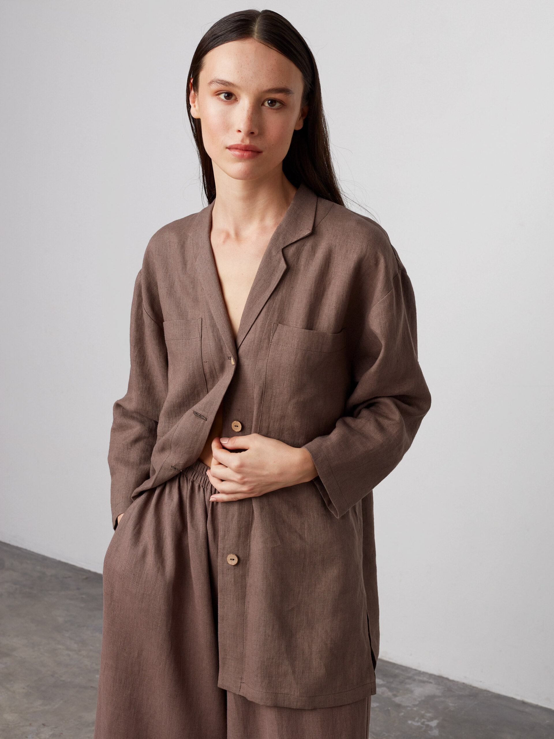ROSEMARY Oversized Linen Shirt - Image 4