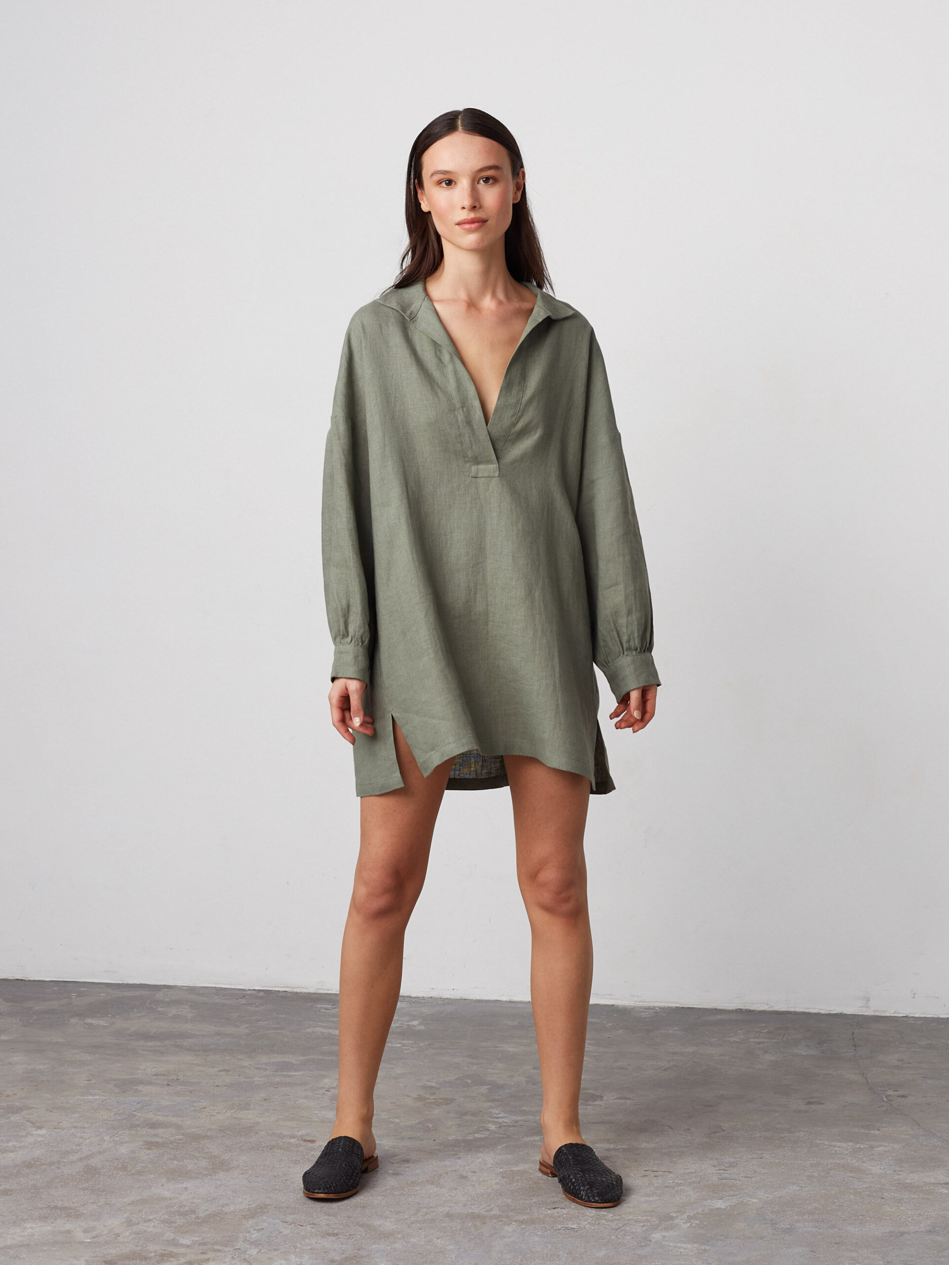 SKY Linen Beach Dress - Image 2