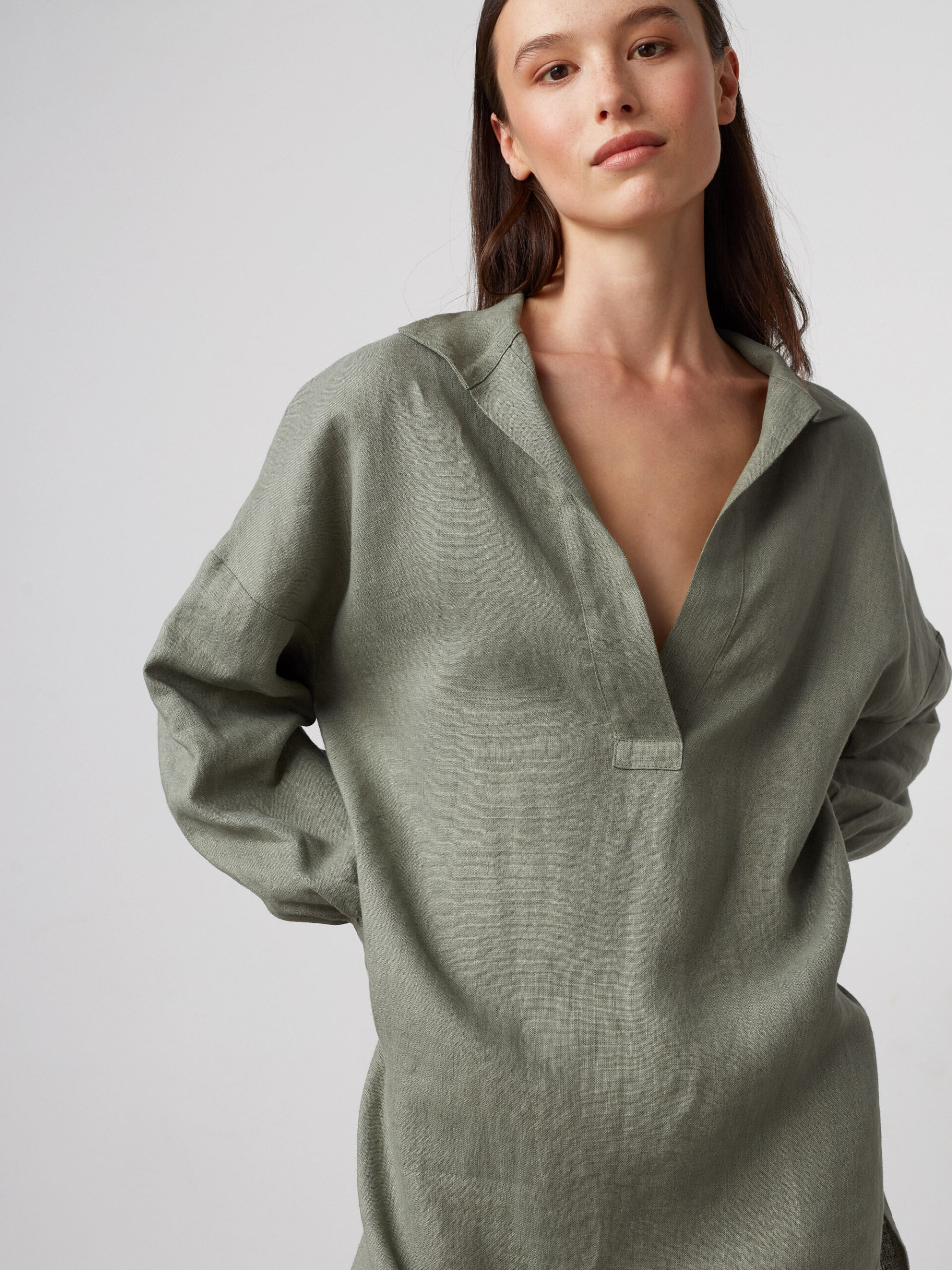 SKY Linen Beach Dress - Image 5