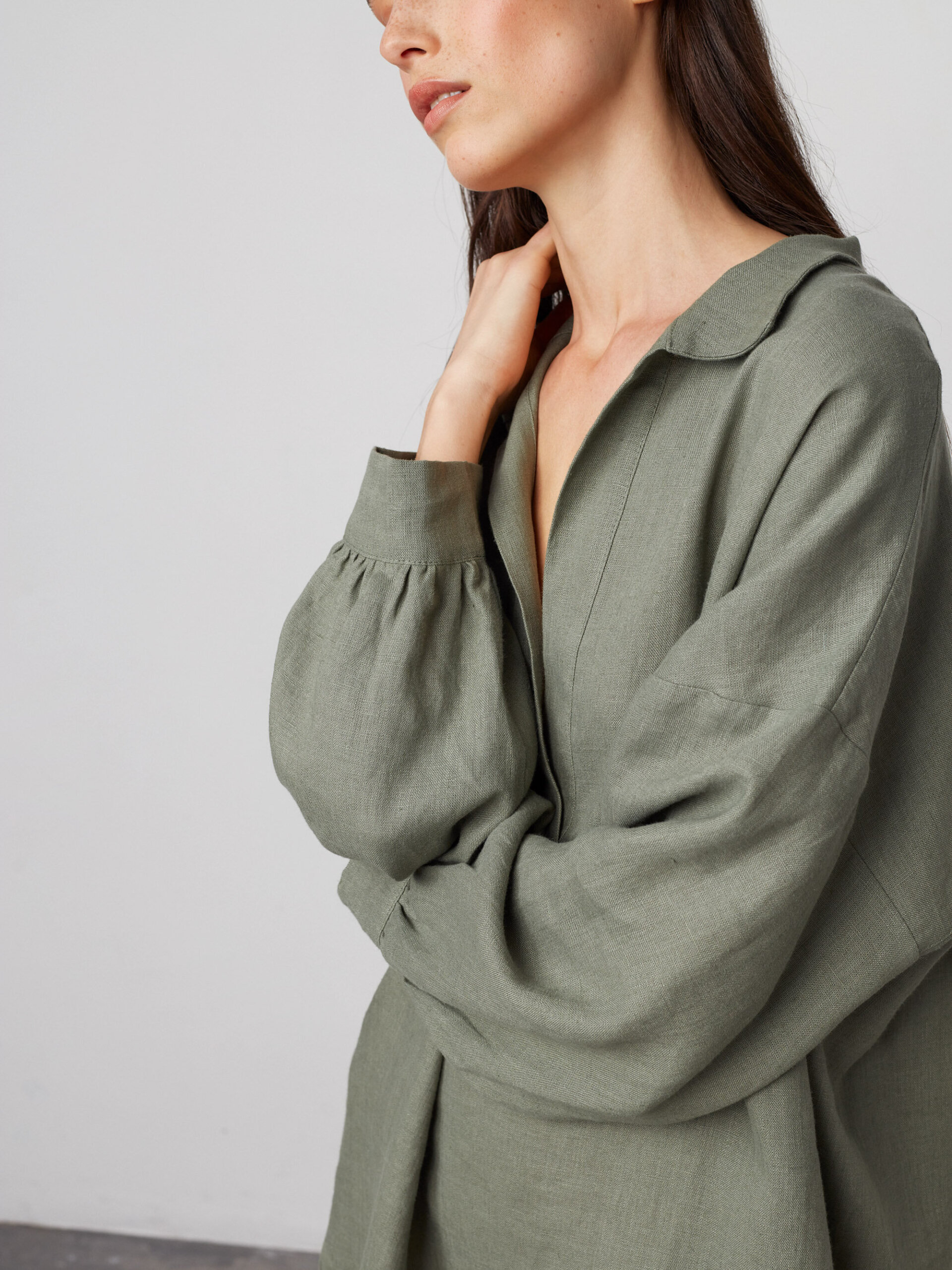 SKY Linen Beach Dress - Image 4