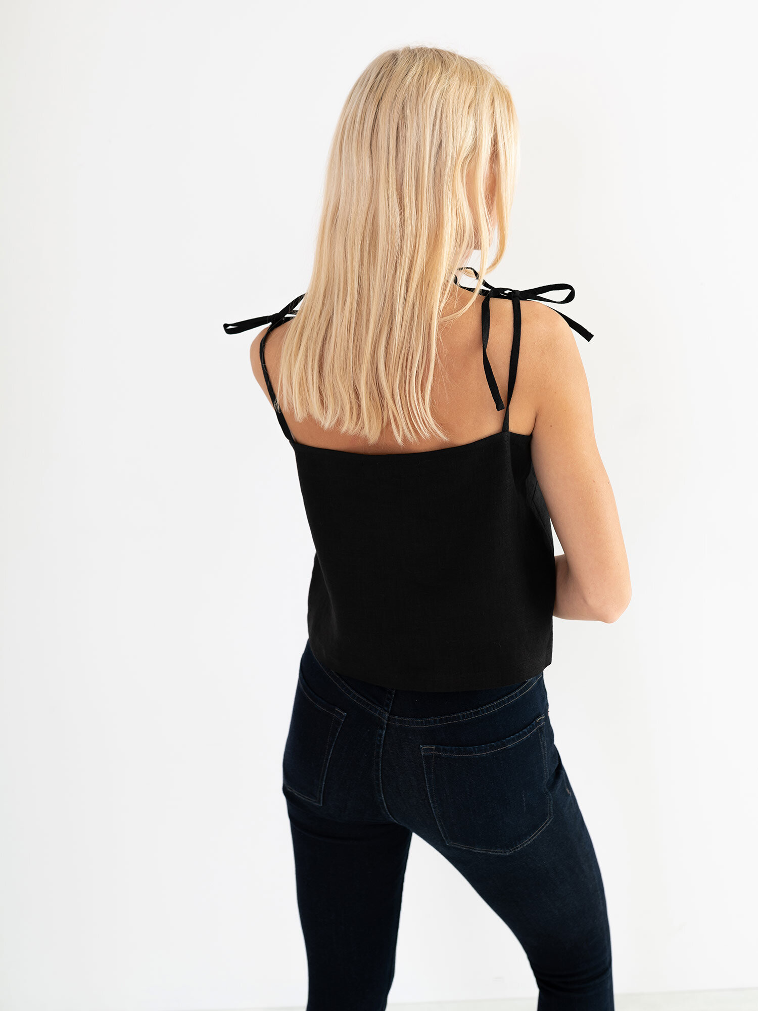 SOPHIE Linen Strap Top - Image 5