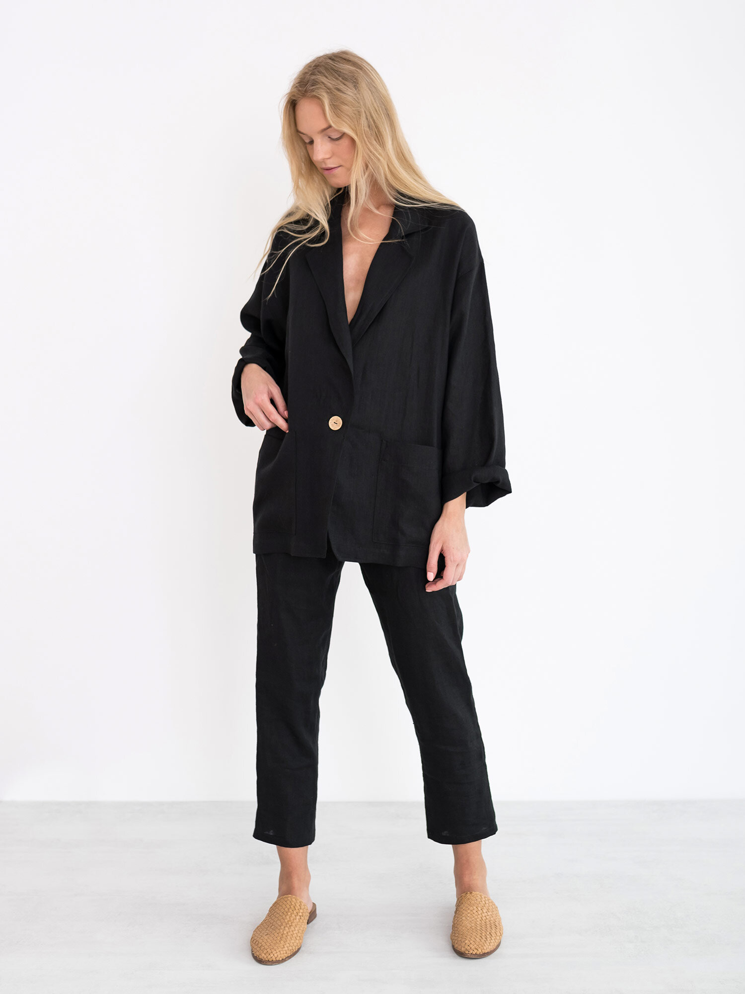 VALERIE Linen Blazer - Image 4