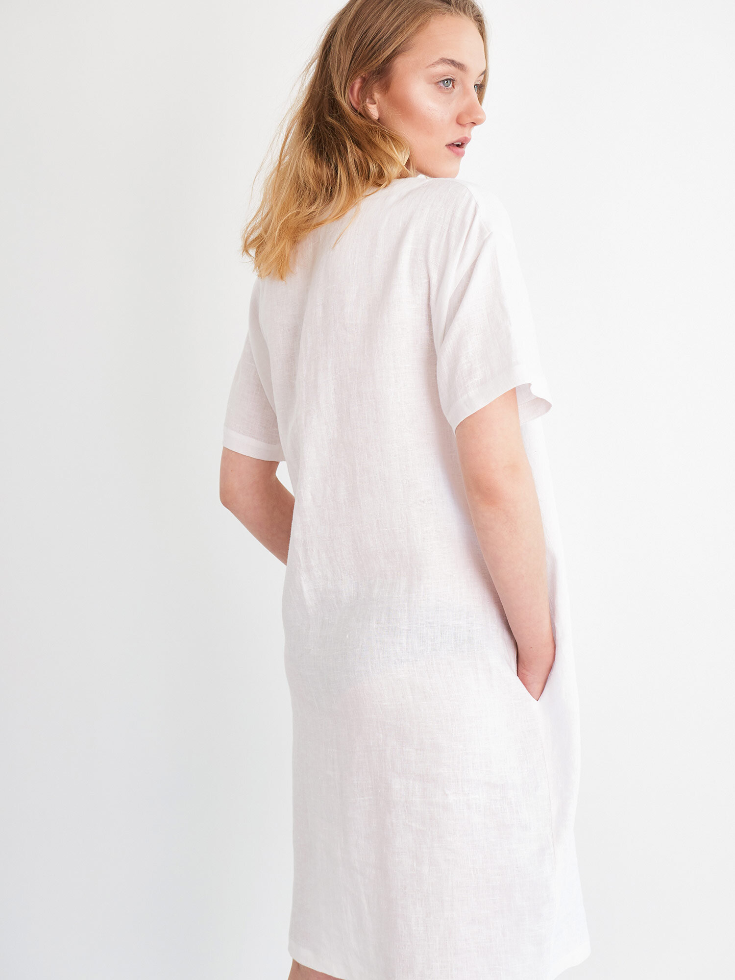 VENICE Linen Tunic Dress - Image 1